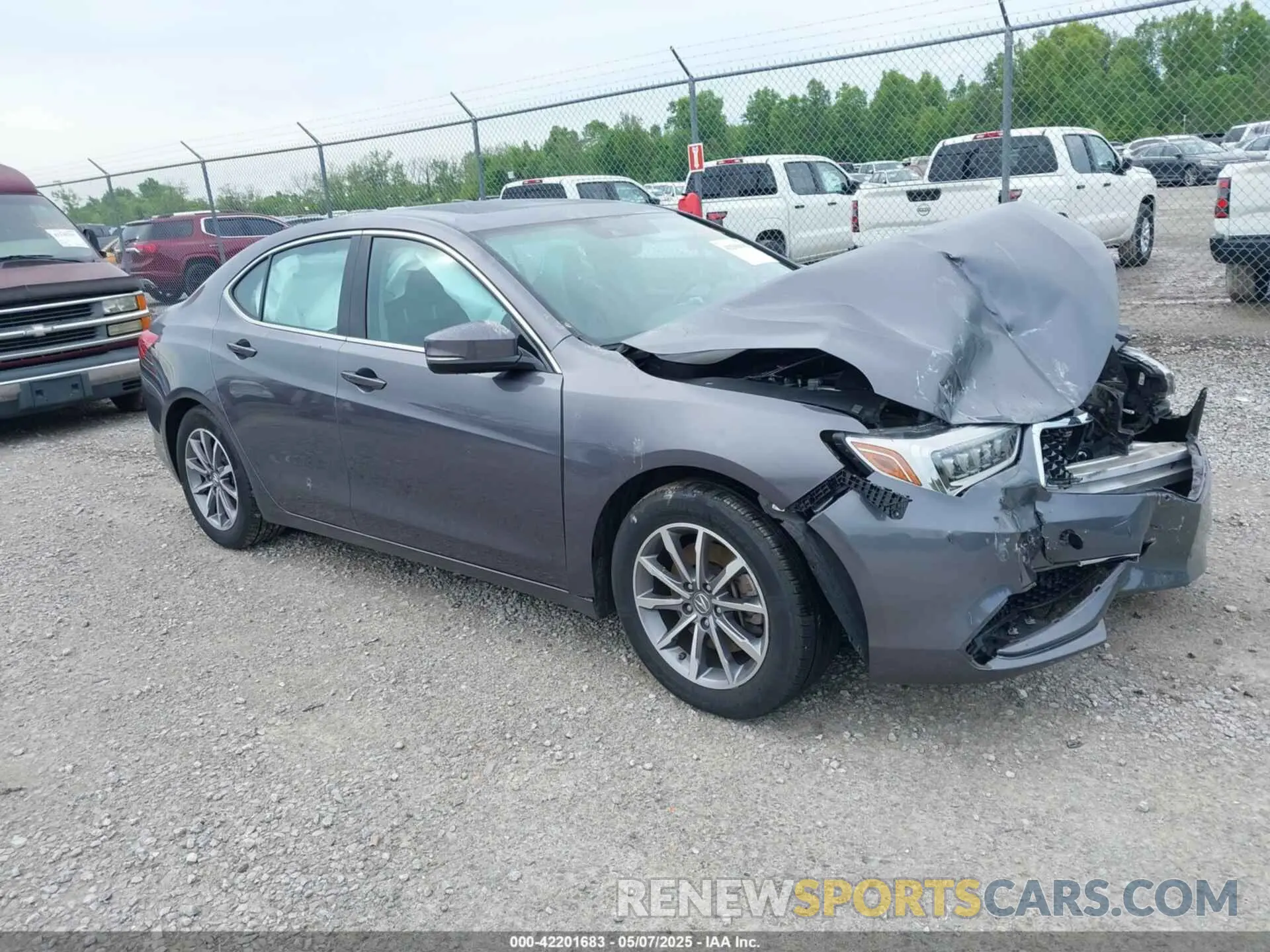 1 fotografías del automóvil dañado 19UUB1F30LA011504 ACURA TLX 2020