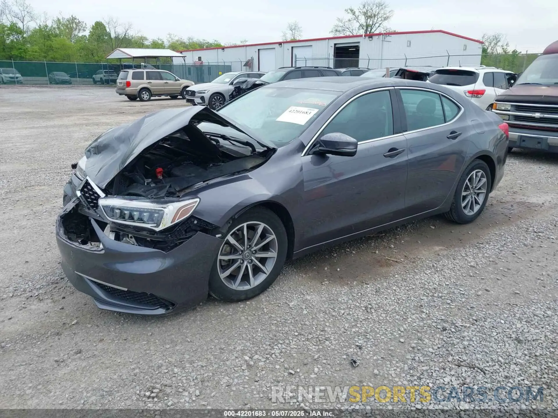 2 fotografías del automóvil dañado 19UUB1F30LA011504 ACURA TLX 2020