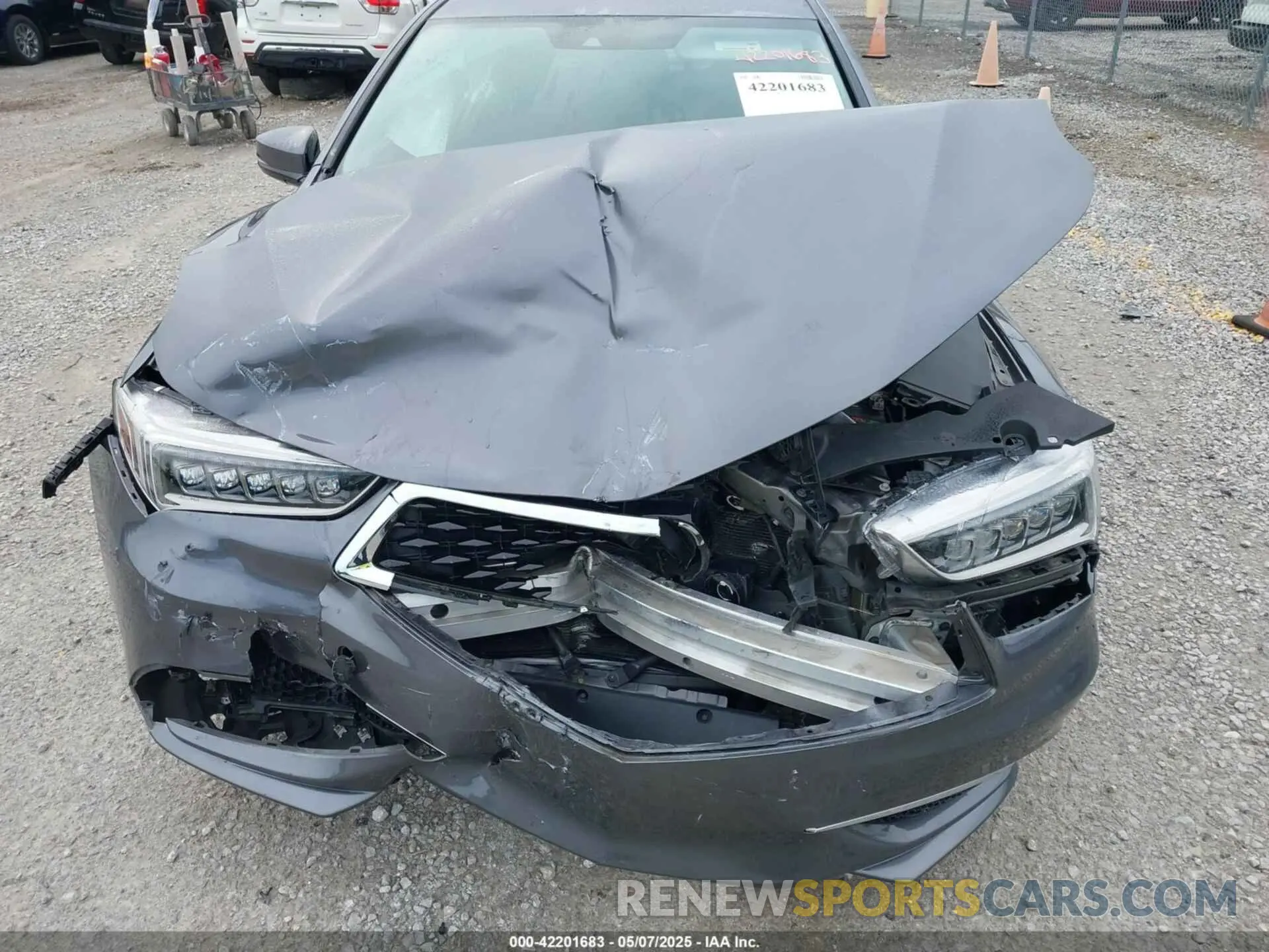 6 fotografías del automóvil dañado 19UUB1F30LA011504 ACURA TLX 2020