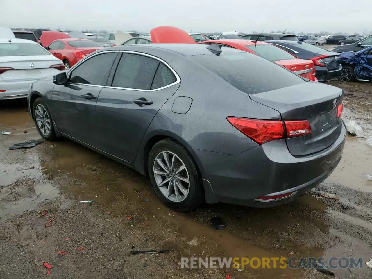 2 fotografías del automóvil dañado 19UUB1F31LA004707 ACURA TLX 2020