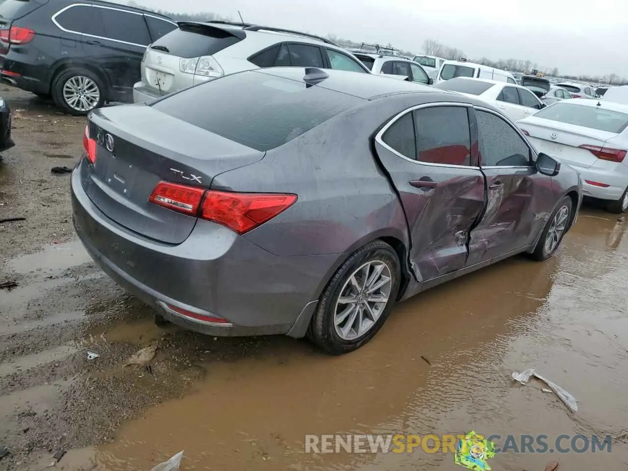 3 fotografías del automóvil dañado 19UUB1F31LA004707 ACURA TLX 2020