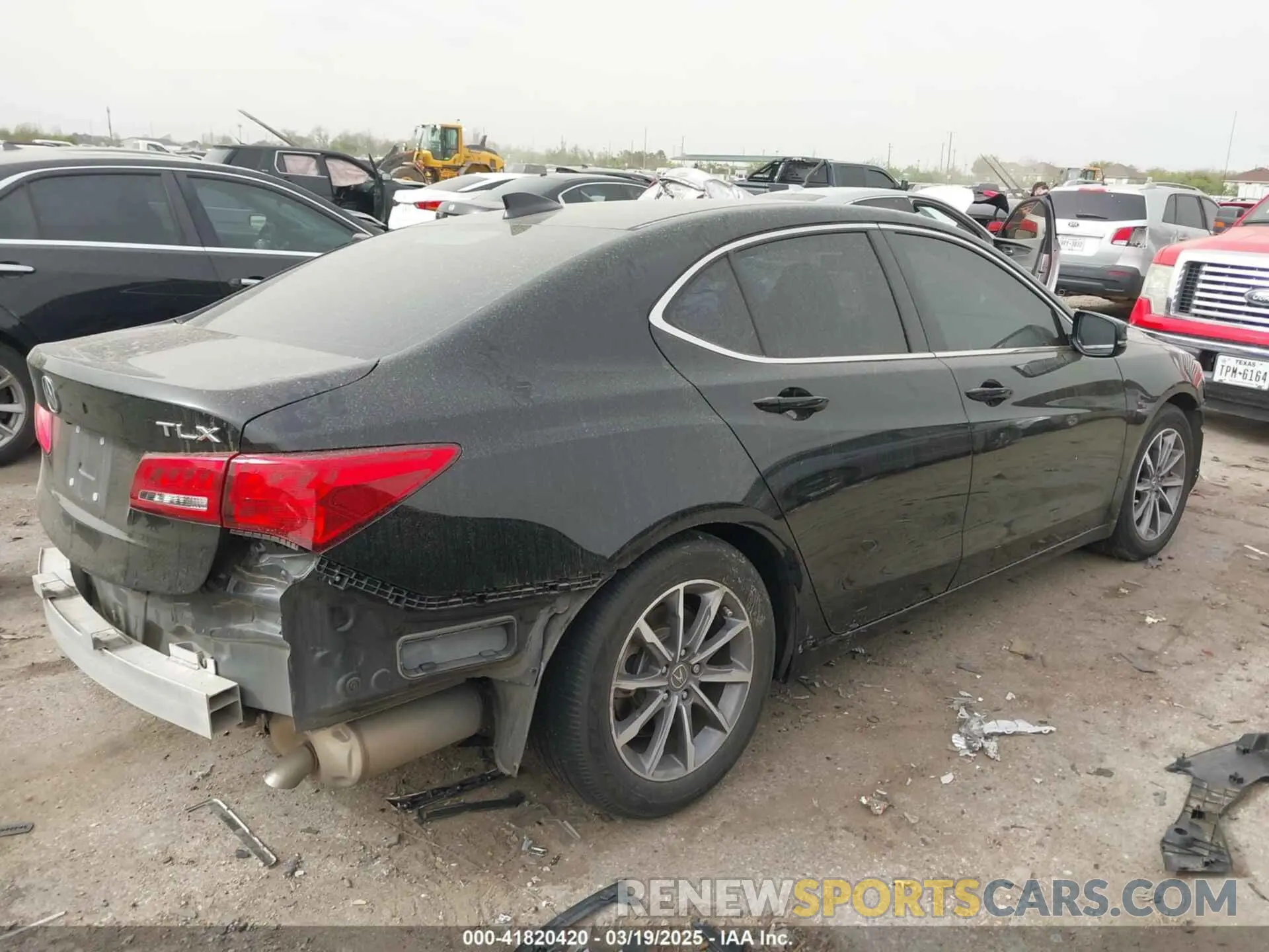 4 fotografías del automóvil dañado 19UUB1F32LA002657 ACURA TLX 2020