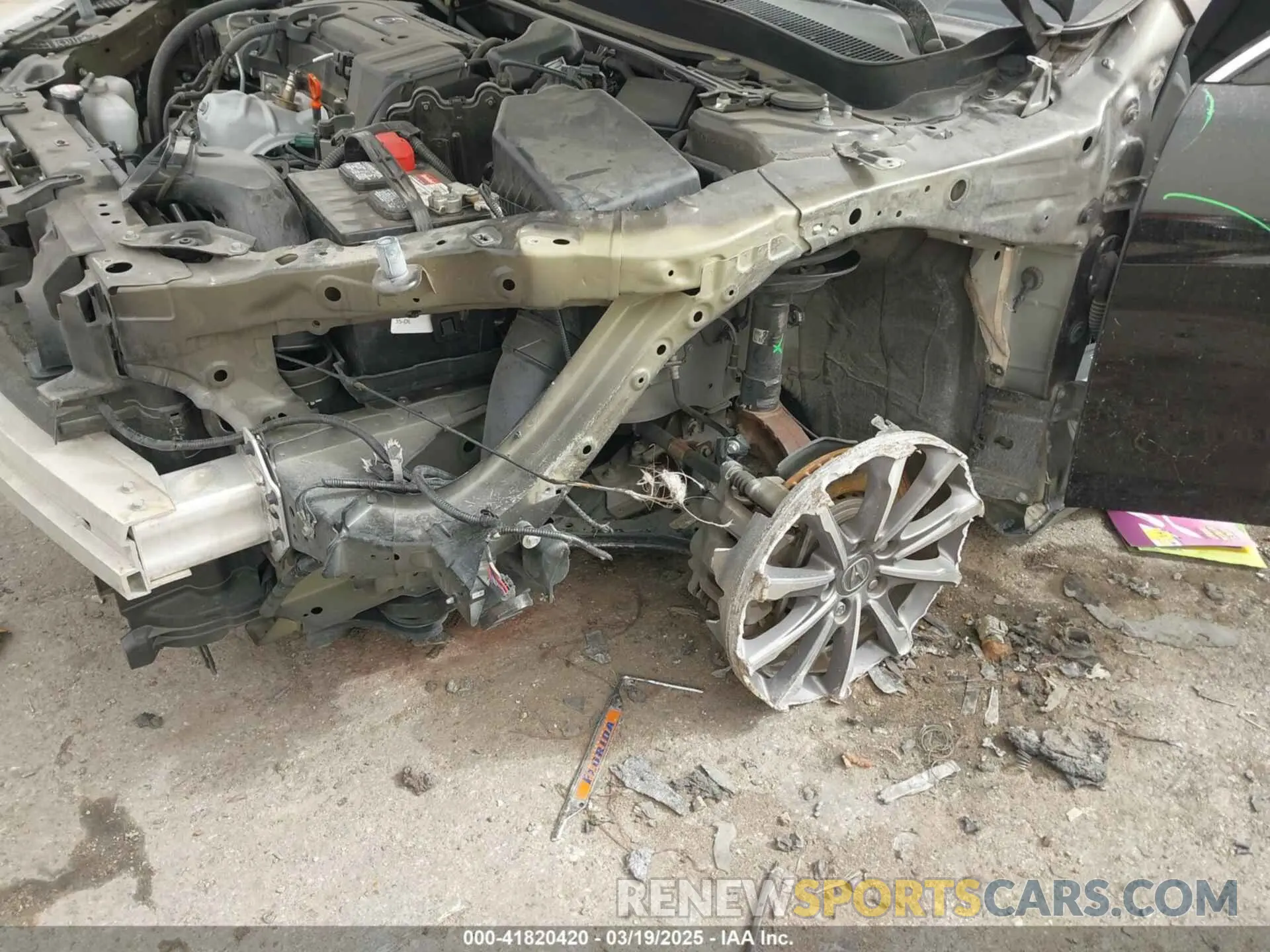 6 fotografías del automóvil dañado 19UUB1F32LA002657 ACURA TLX 2020
