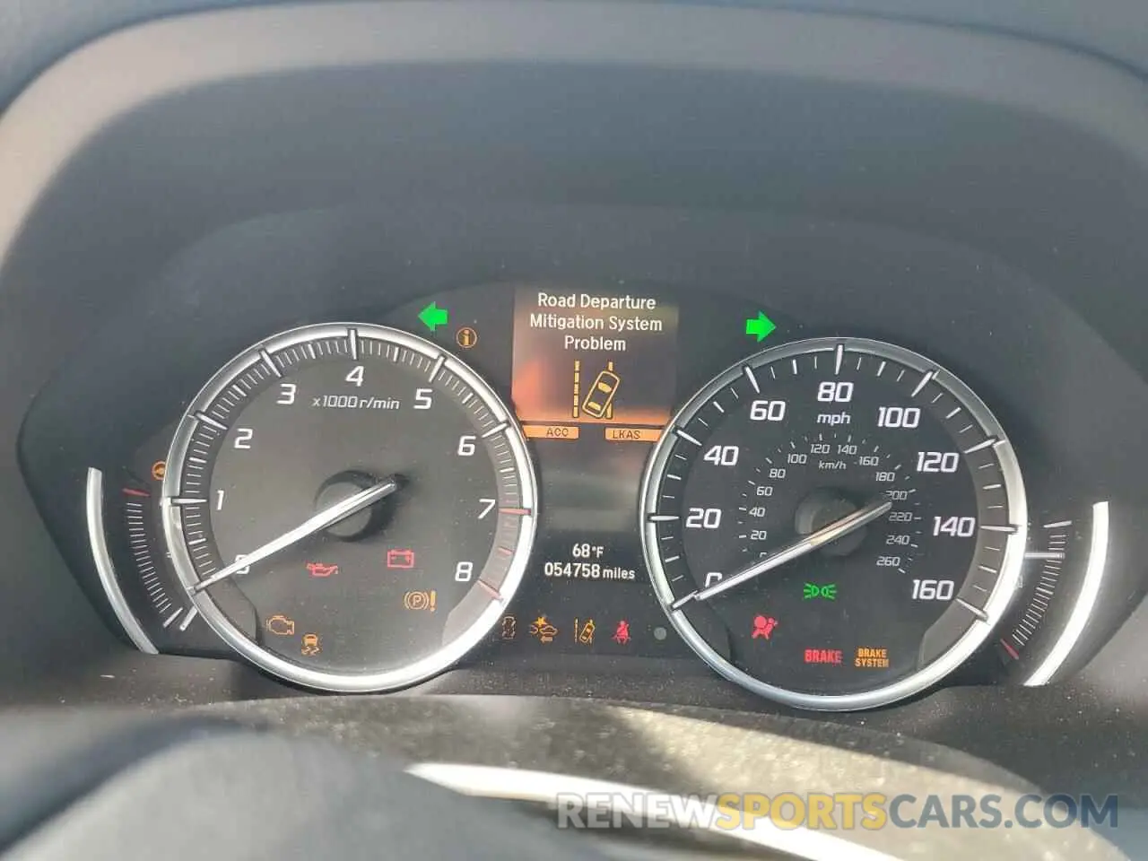 9 fotografías del automóvil dañado 19UUB1F32LA003372 ACURA TLX 2020