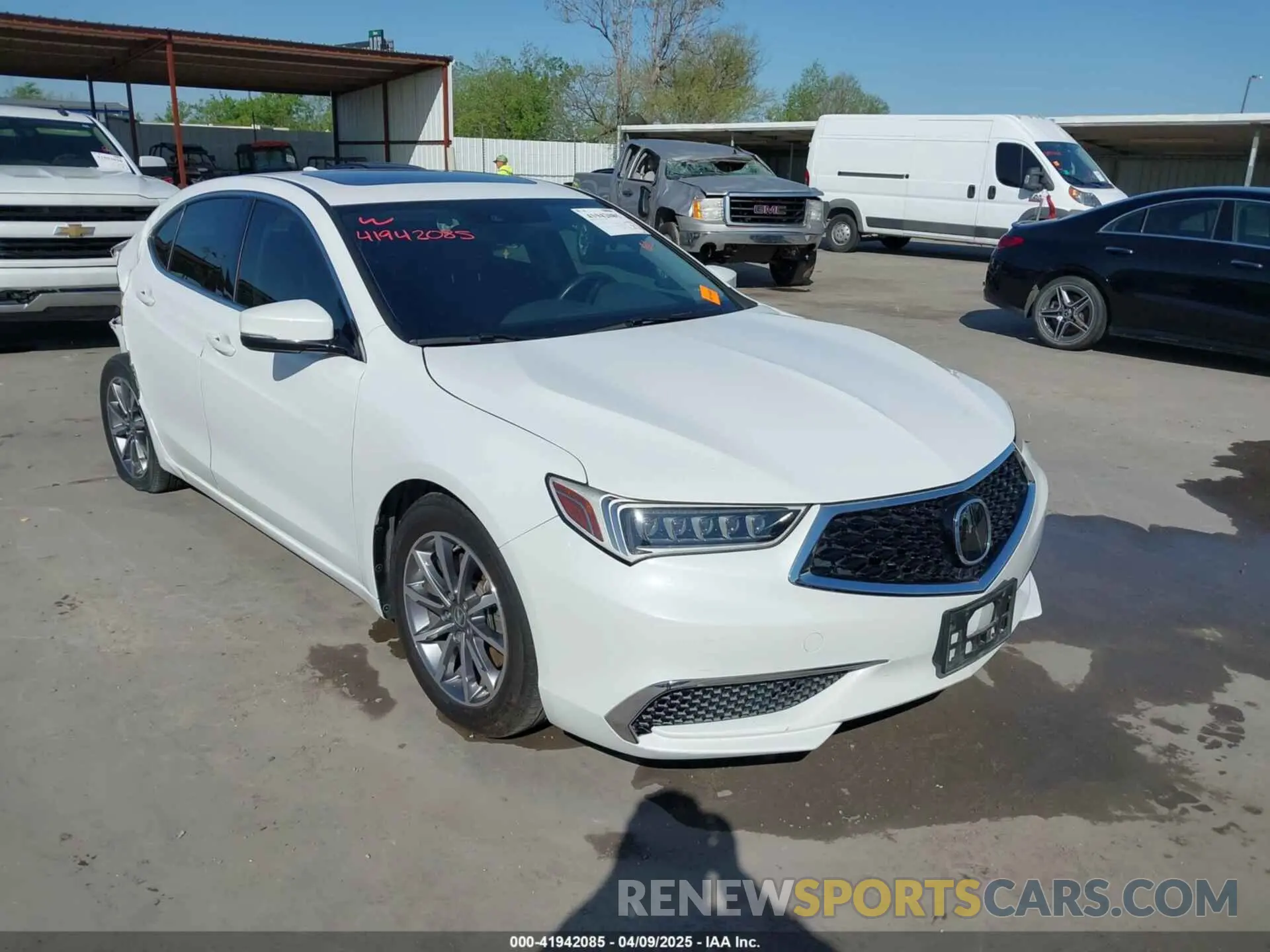 1 fotografías del automóvil dañado 19UUB1F32LA011682 ACURA TLX 2020