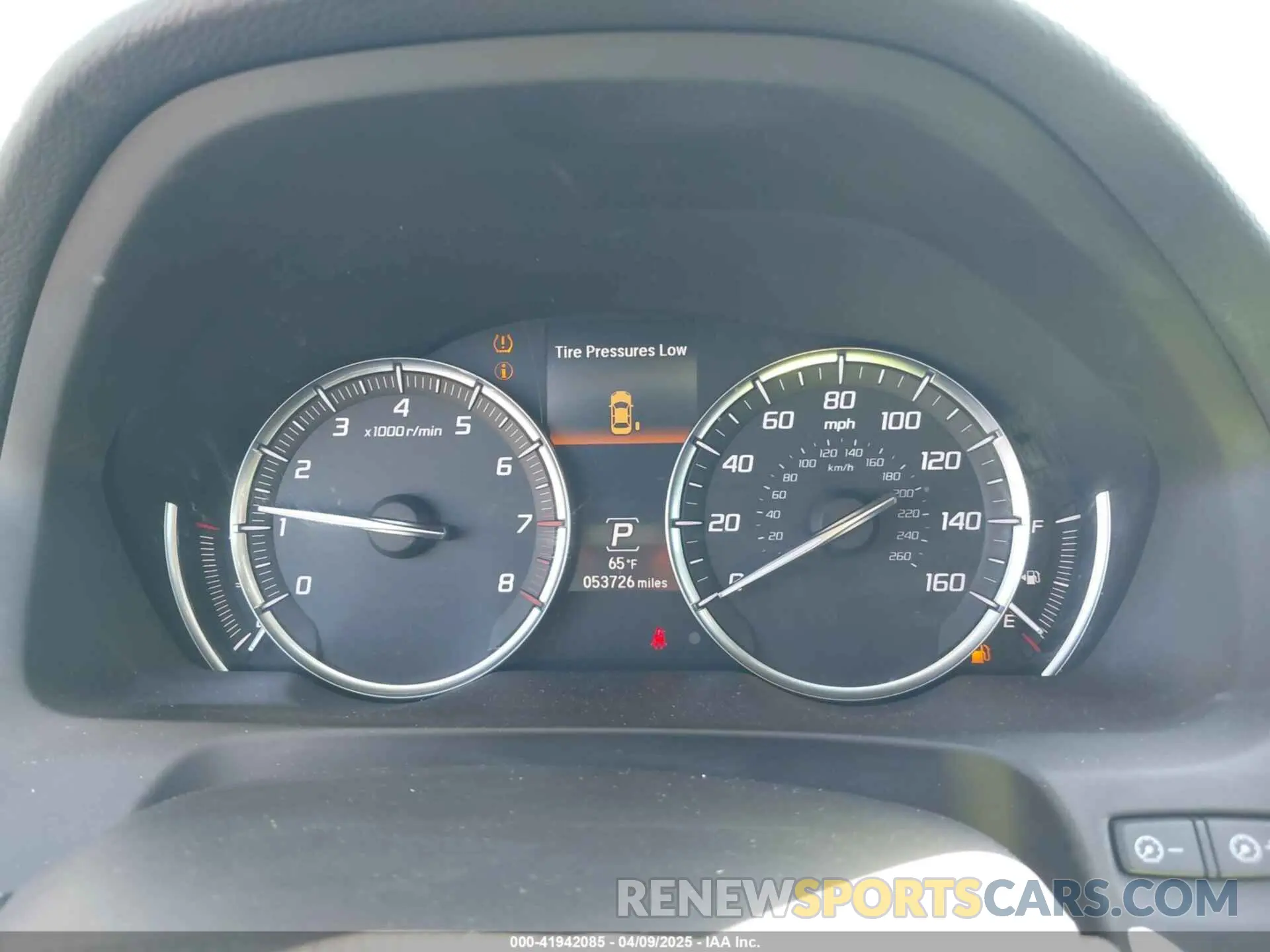 7 fotografías del automóvil dañado 19UUB1F32LA011682 ACURA TLX 2020