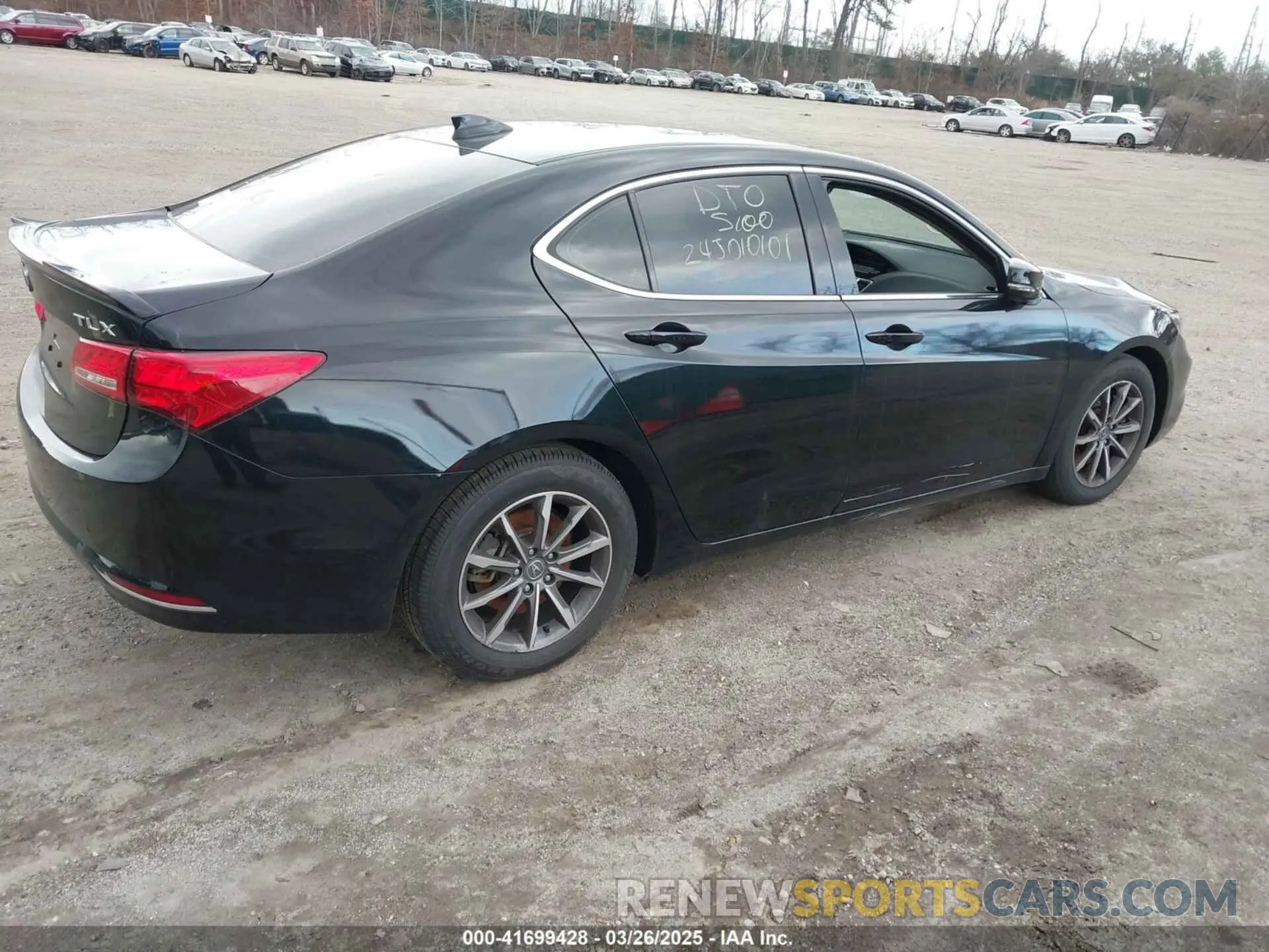 4 fotografías del automóvil dañado 19UUB1F33LA016471 ACURA TLX 2020
