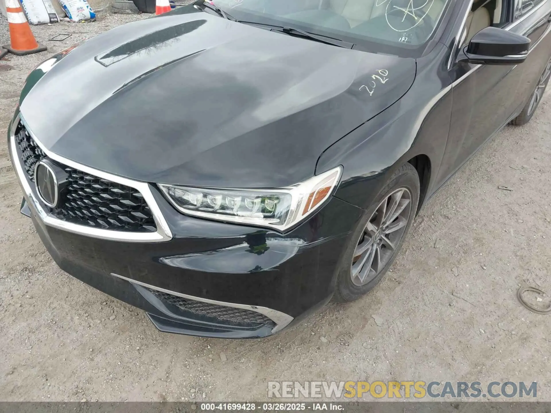 6 fotografías del automóvil dañado 19UUB1F33LA016471 ACURA TLX 2020