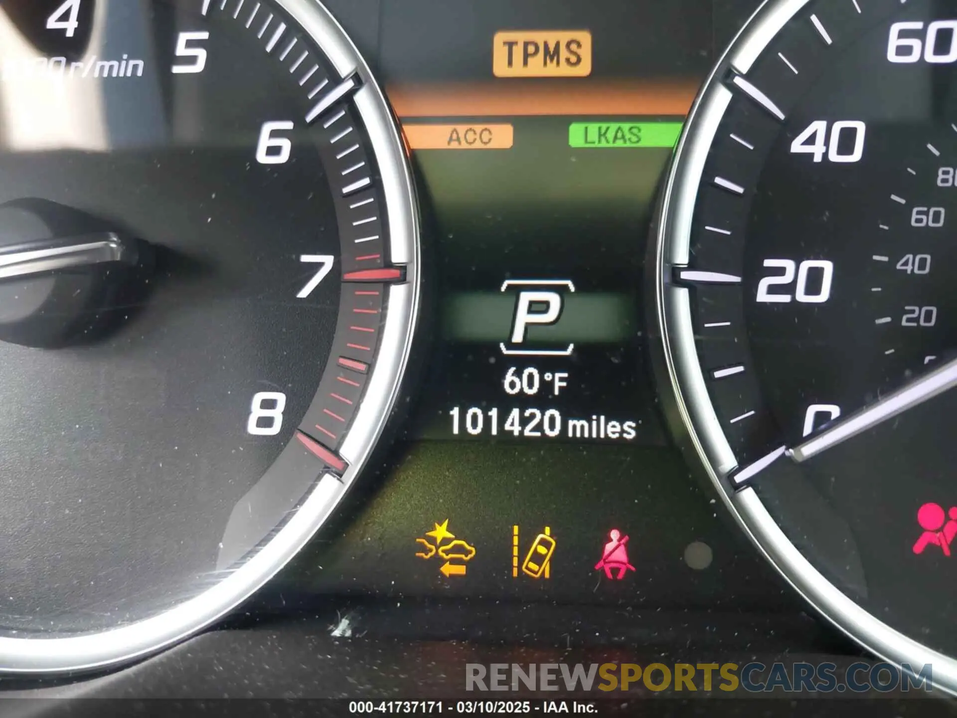 15 fotografías del automóvil dañado 19UUB1F34LA012378 ACURA TLX 2020