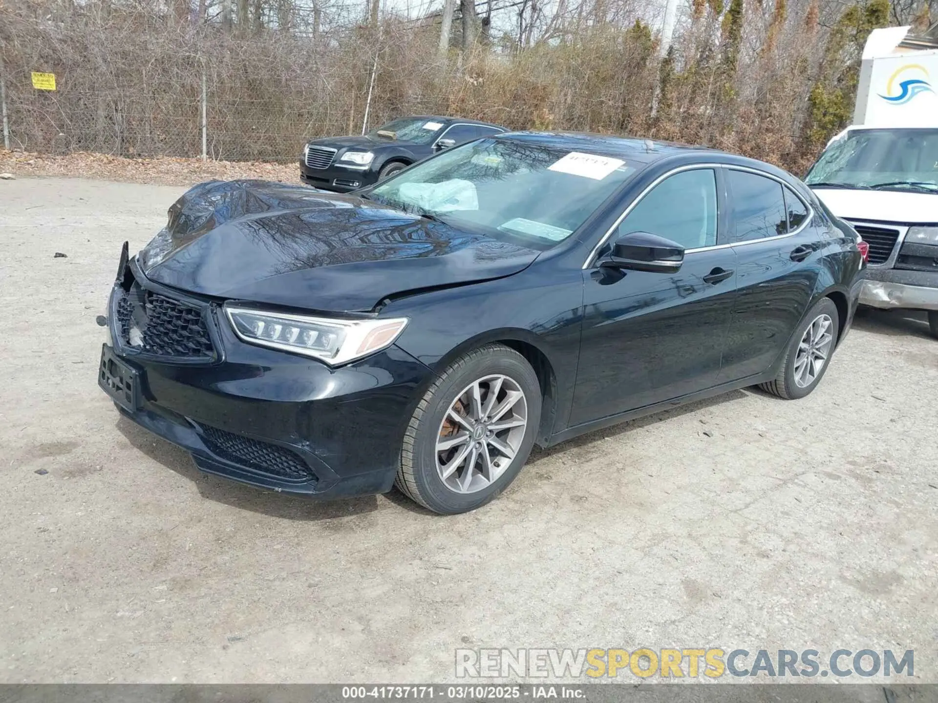 2 fotografías del automóvil dañado 19UUB1F34LA012378 ACURA TLX 2020