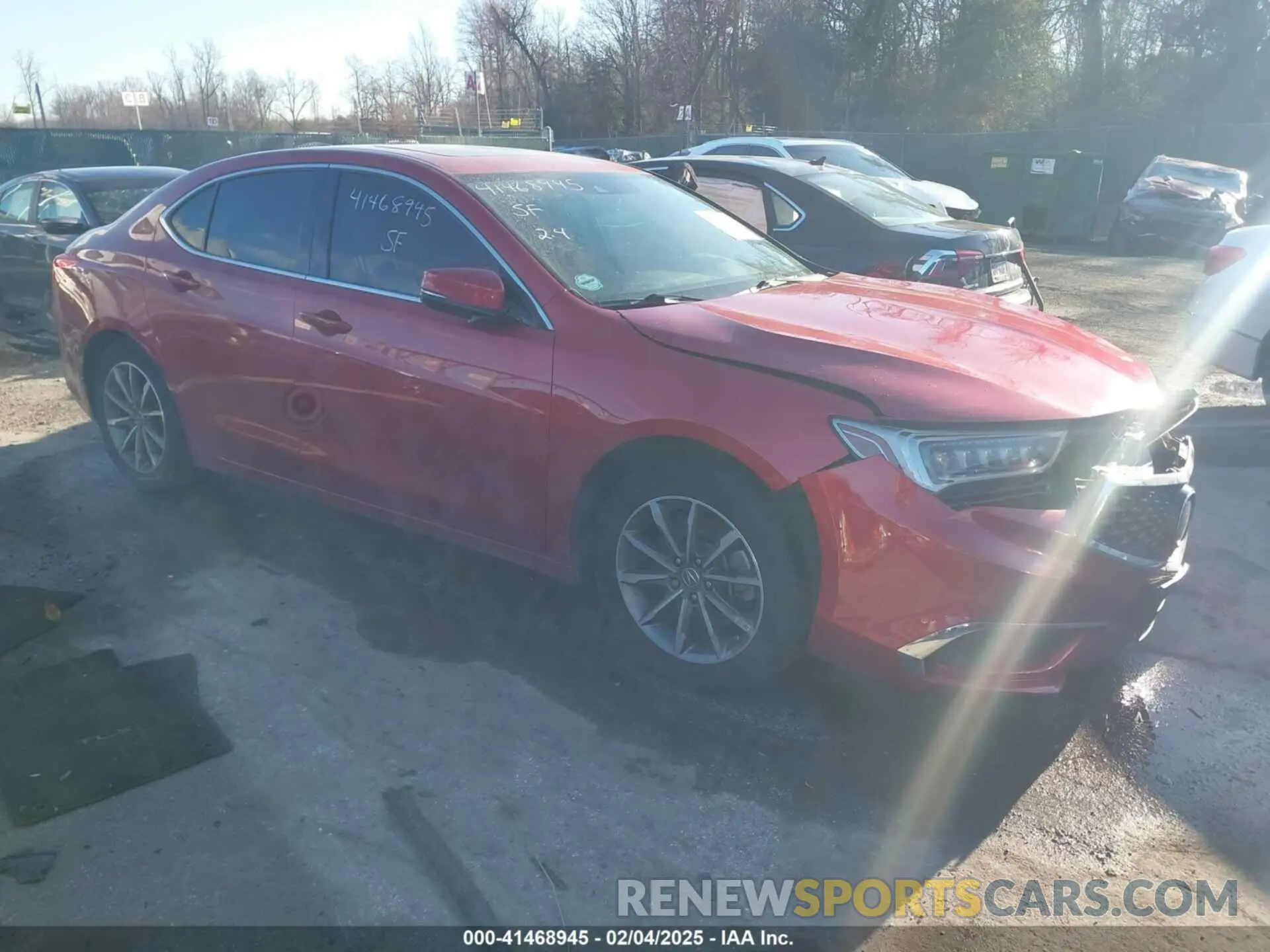 1 fotografías del automóvil dañado 19UUB1F35LA015743 ACURA TLX 2020