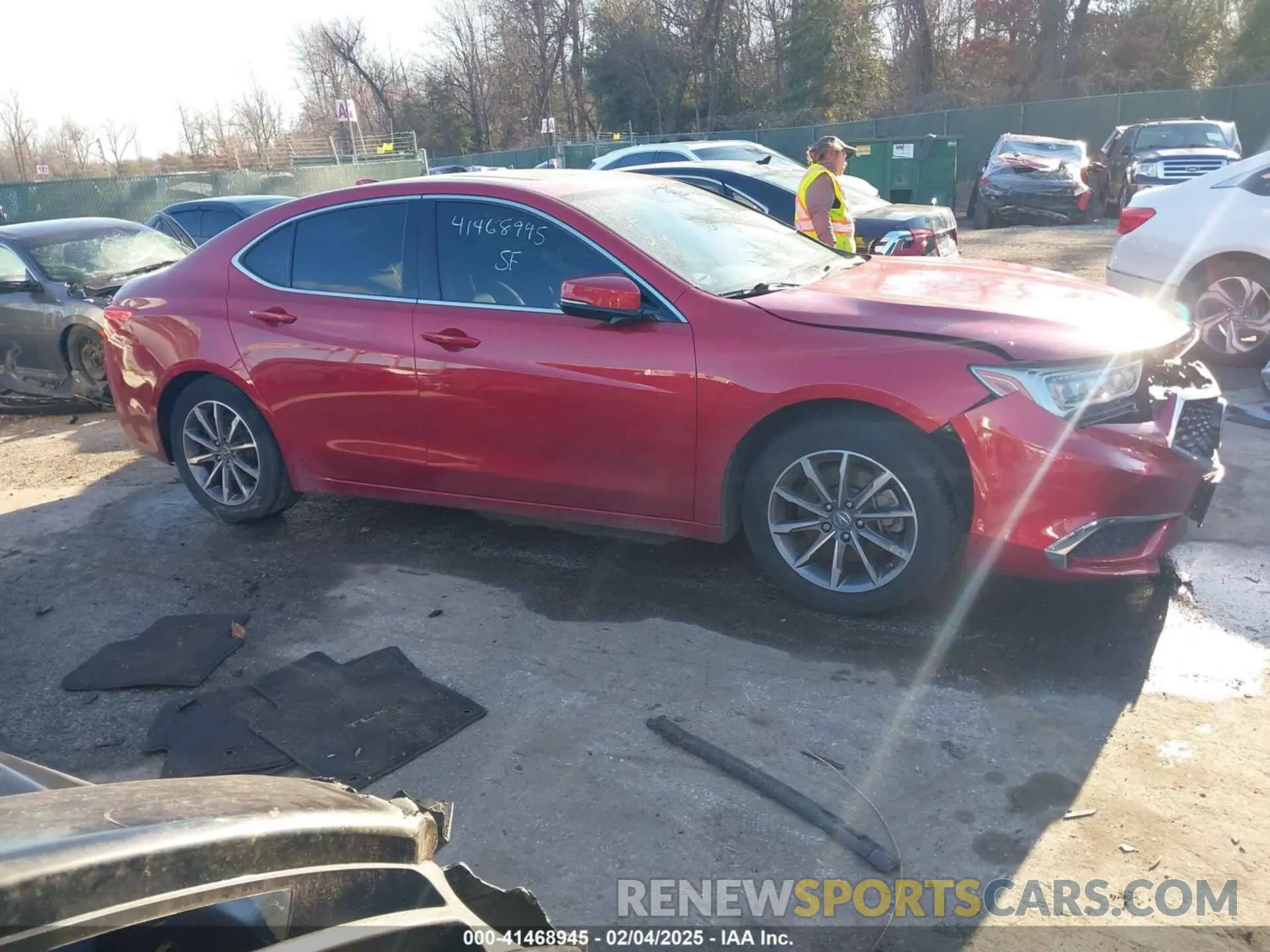 13 fotografías del automóvil dañado 19UUB1F35LA015743 ACURA TLX 2020