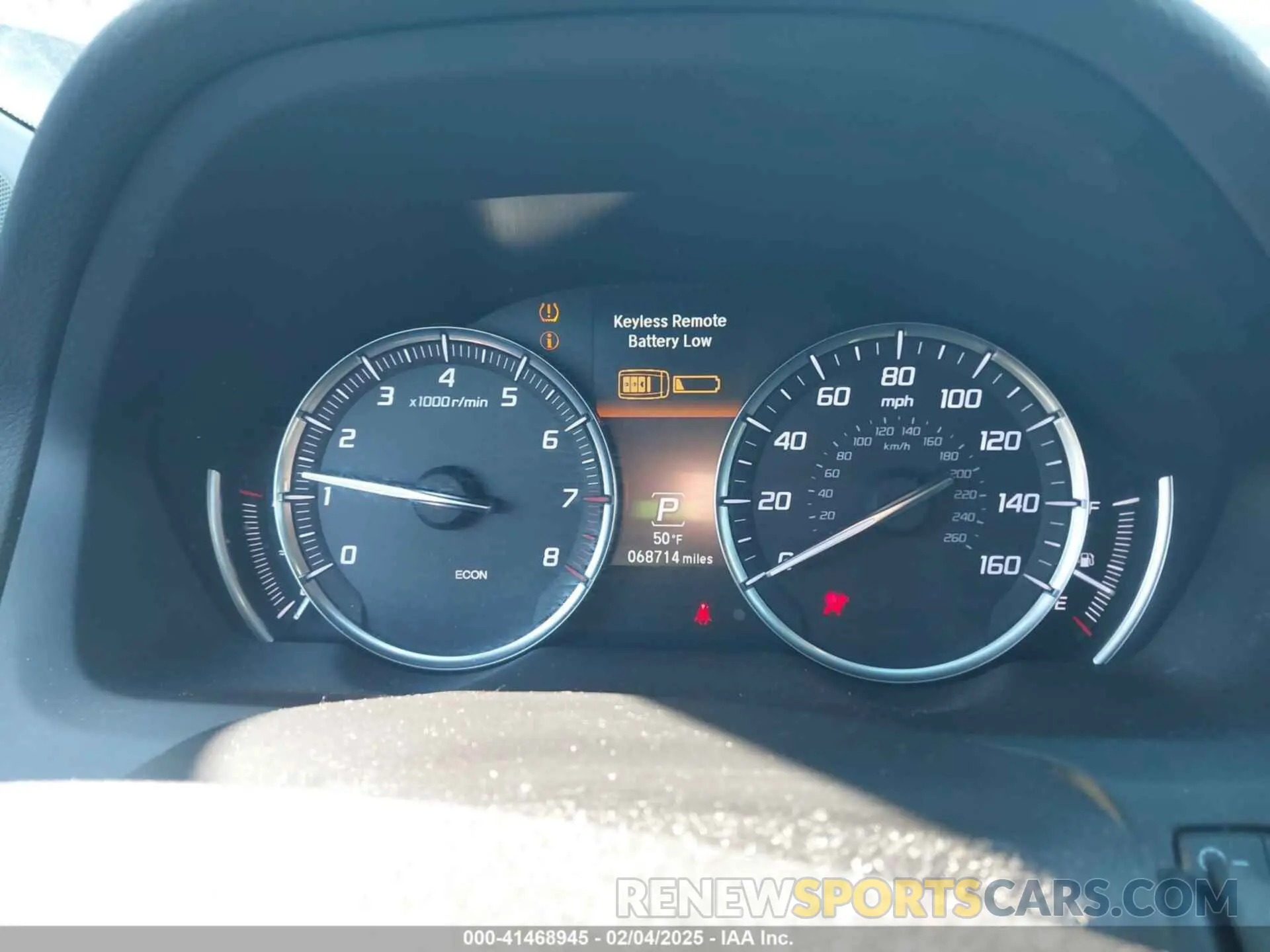 7 fotografías del automóvil dañado 19UUB1F35LA015743 ACURA TLX 2020