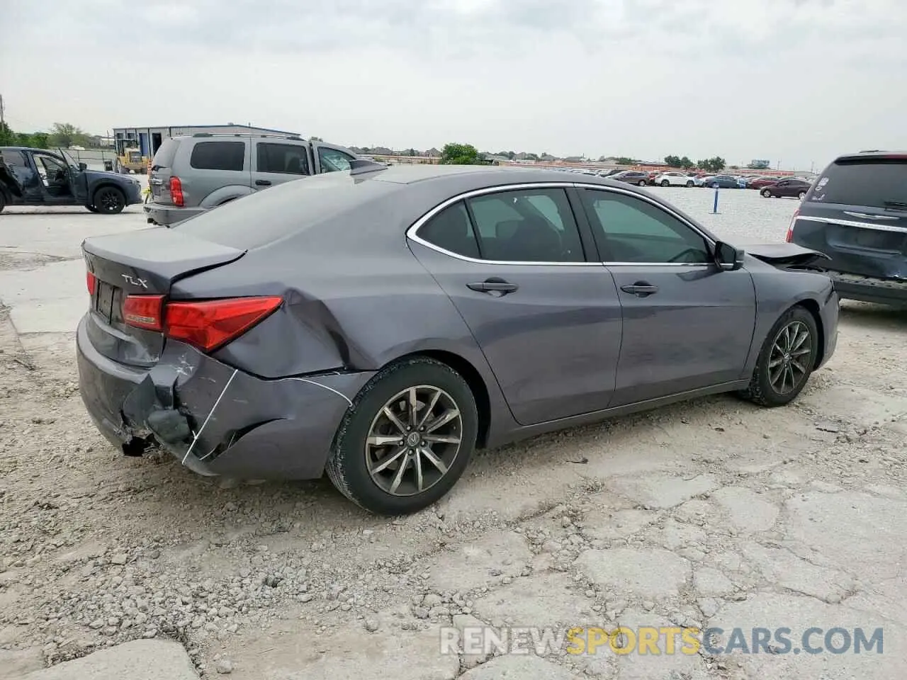 3 fotografías del automóvil dañado 19UUB1F38LA000492 ACURA TLX 2020