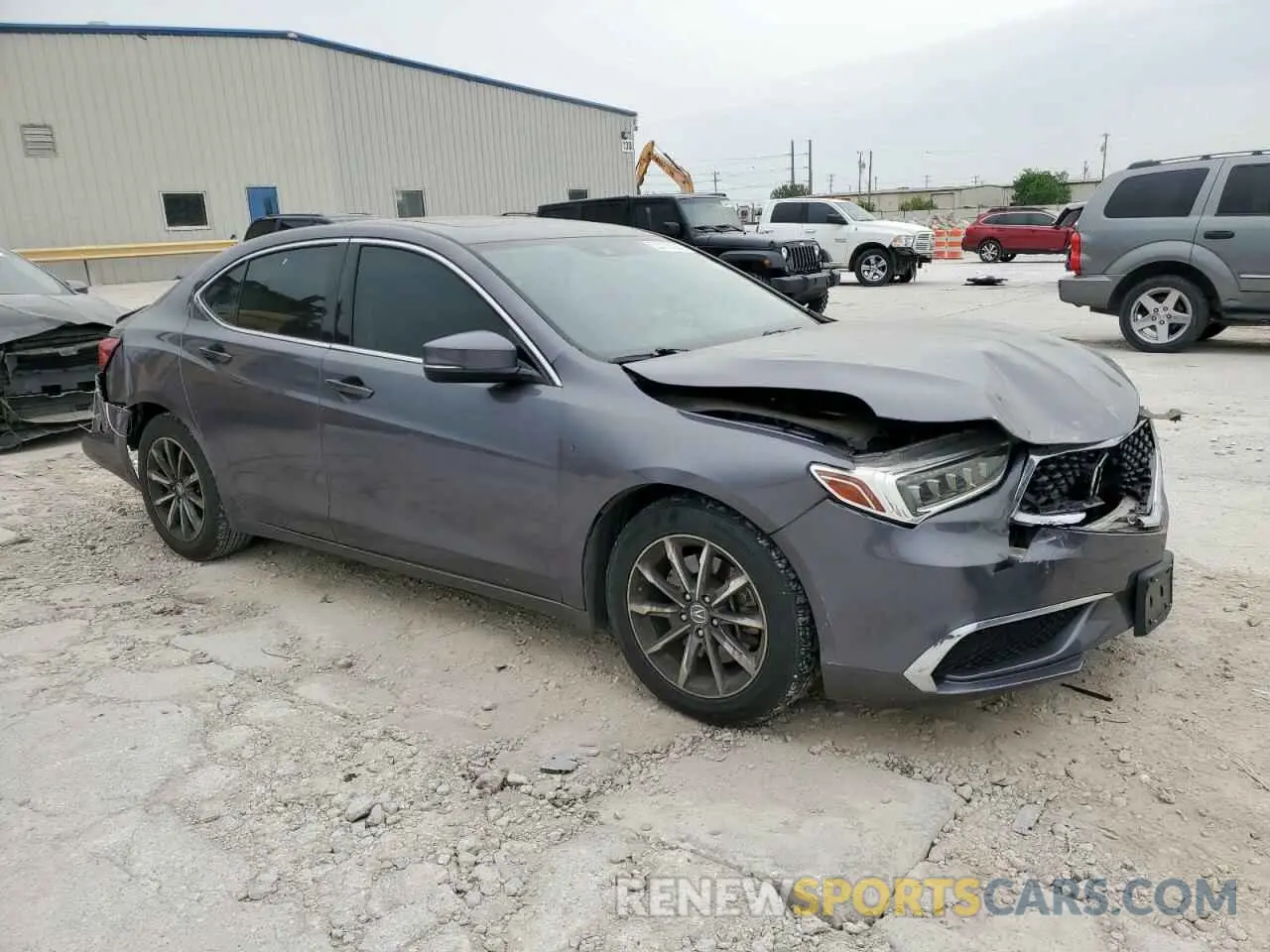 4 fotografías del automóvil dañado 19UUB1F38LA000492 ACURA TLX 2020