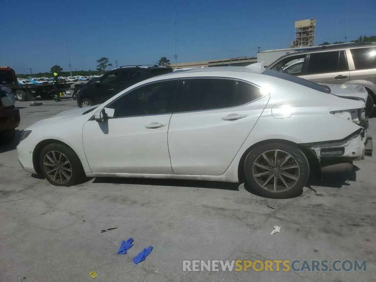 2 fotografías del automóvil dañado 19UUB1F38LA005157 ACURA TLX 2020