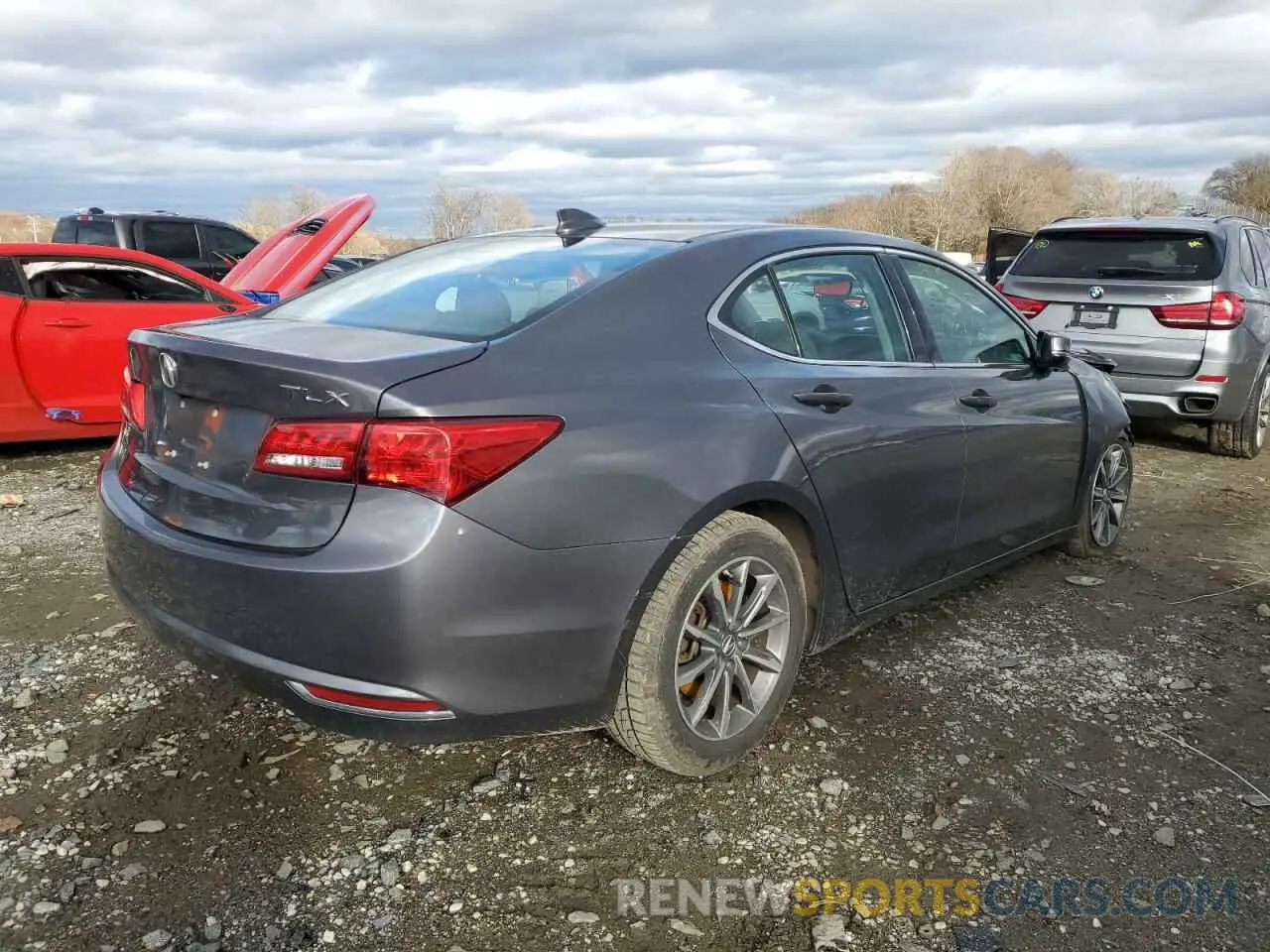 3 fotografías del automóvil dañado 19UUB1F38LA006762 ACURA TLX 2020