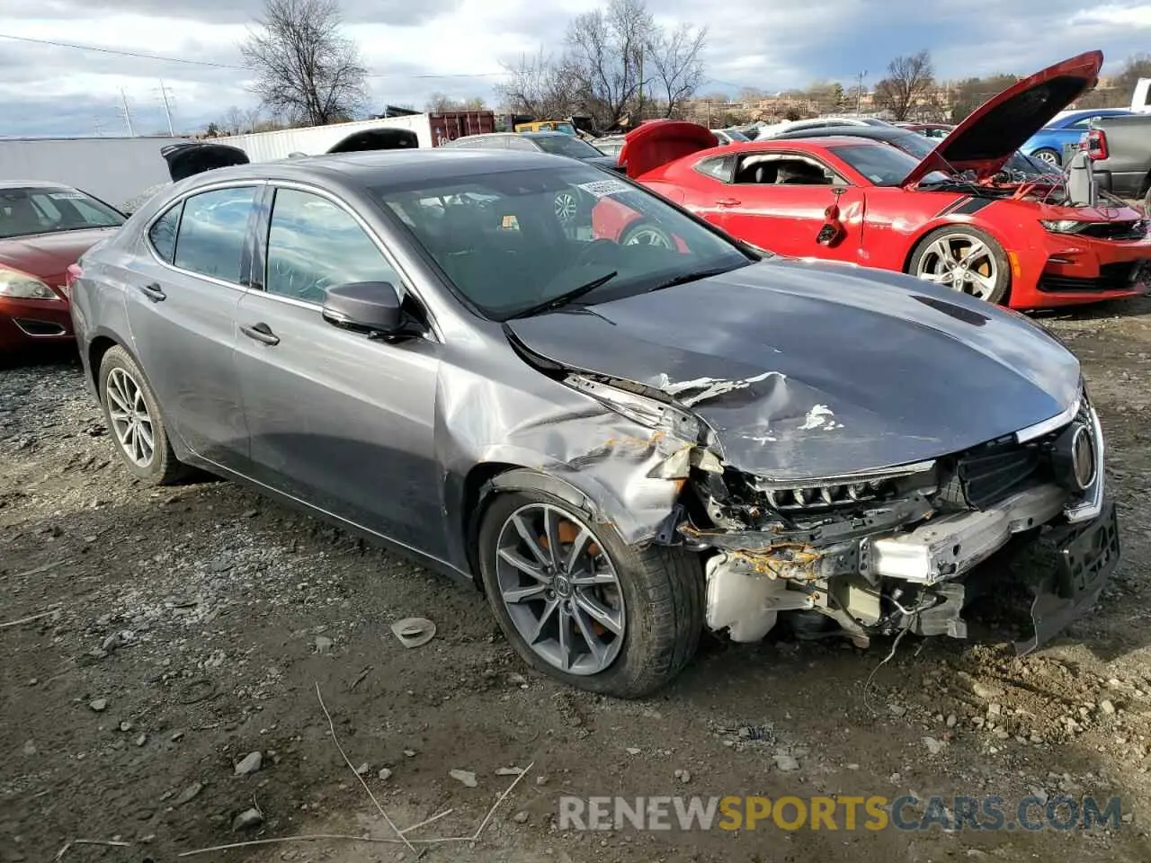 4 fotografías del automóvil dañado 19UUB1F38LA006762 ACURA TLX 2020