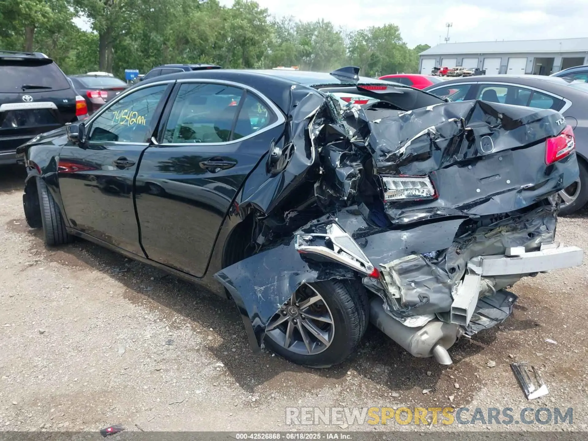 3 fotografías del automóvil dañado 19UUB1F38LA014280 ACURA TLX 2020