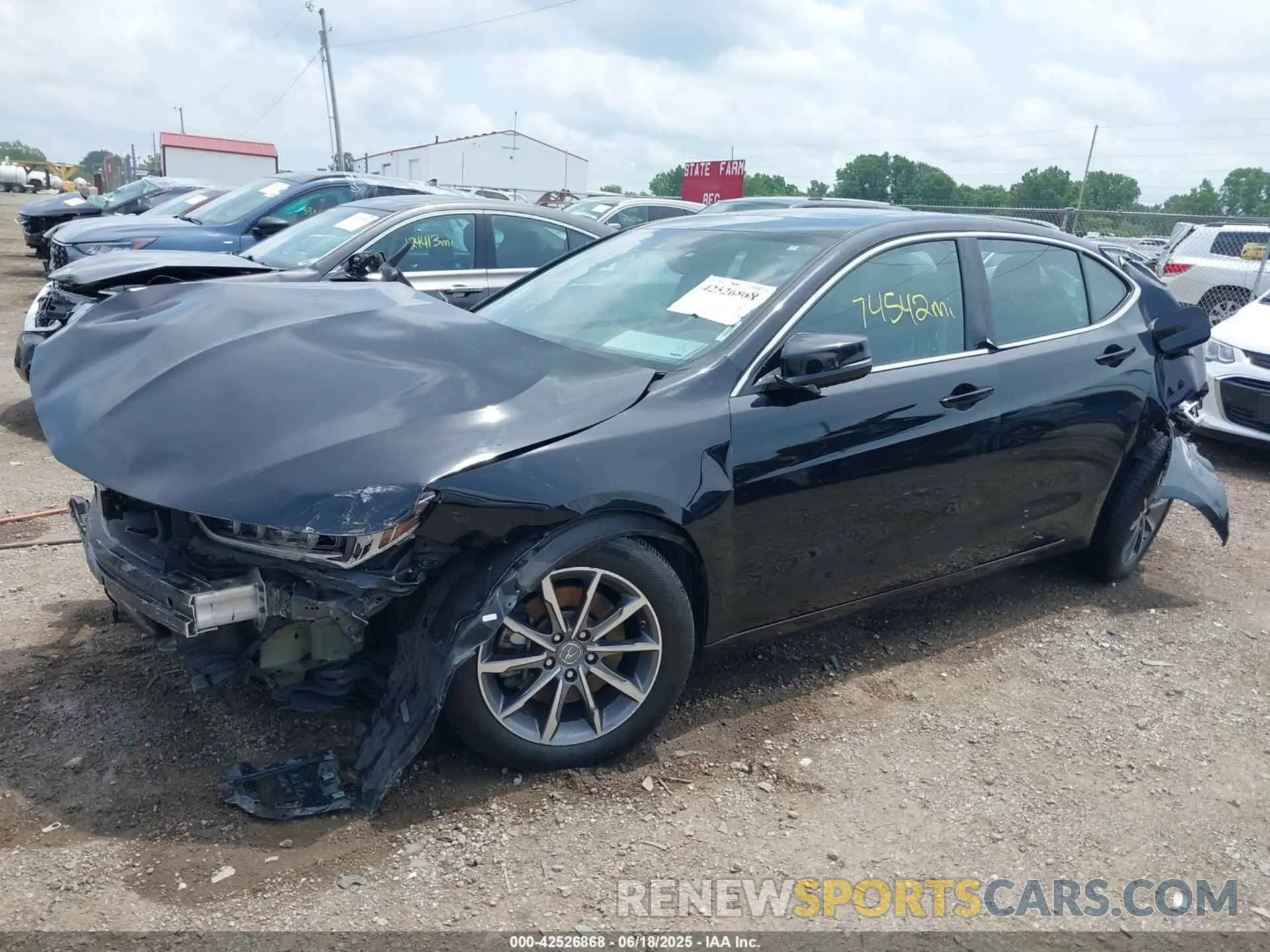 6 fotografías del automóvil dañado 19UUB1F38LA014280 ACURA TLX 2020