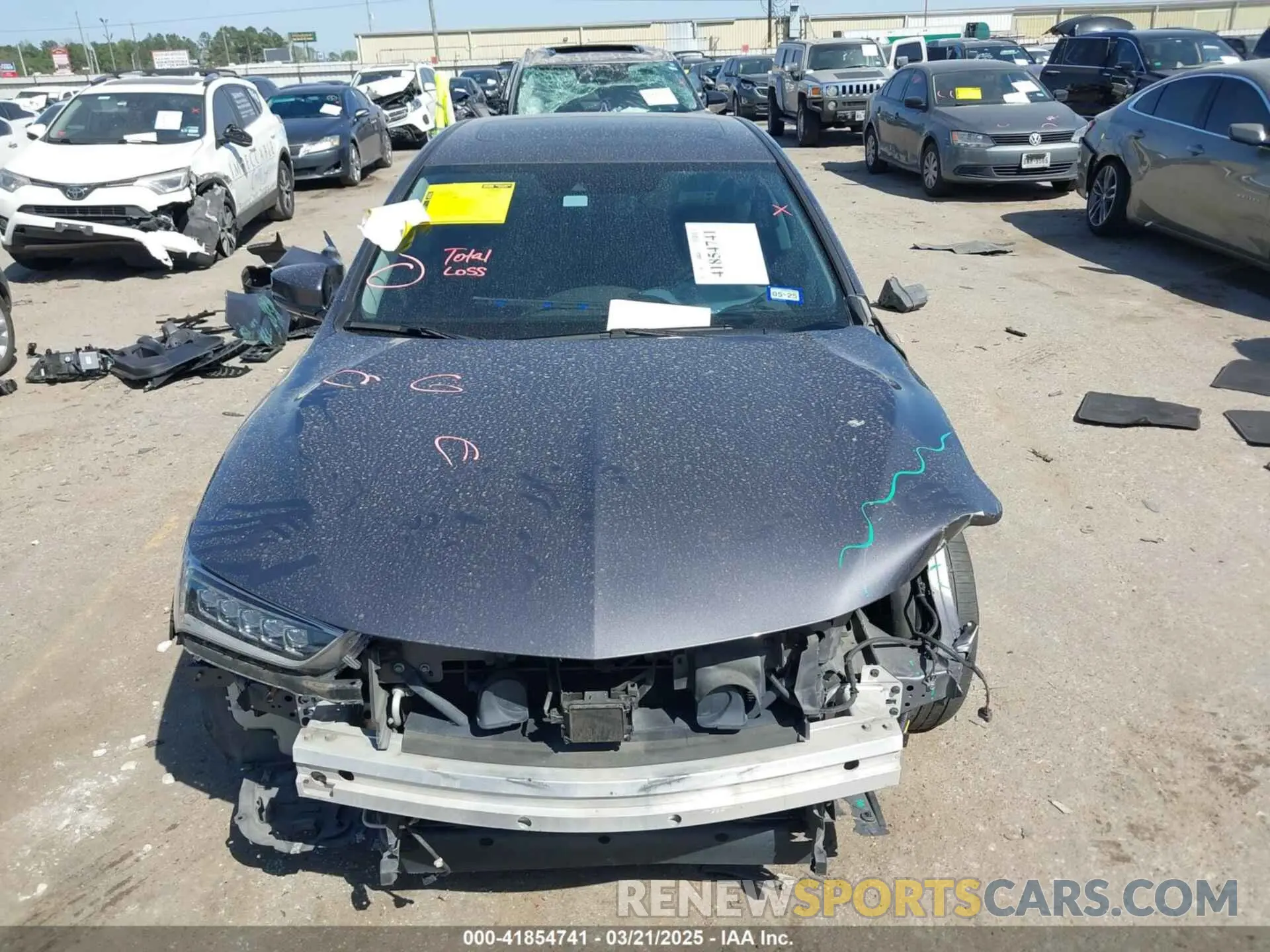 13 fotografías del automóvil dañado 19UUB1F3XLA011087 ACURA TLX 2020
