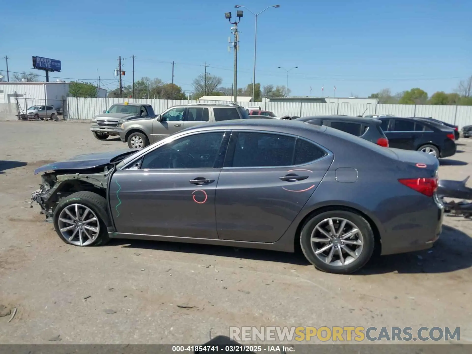 15 fotografías del automóvil dañado 19UUB1F3XLA011087 ACURA TLX 2020