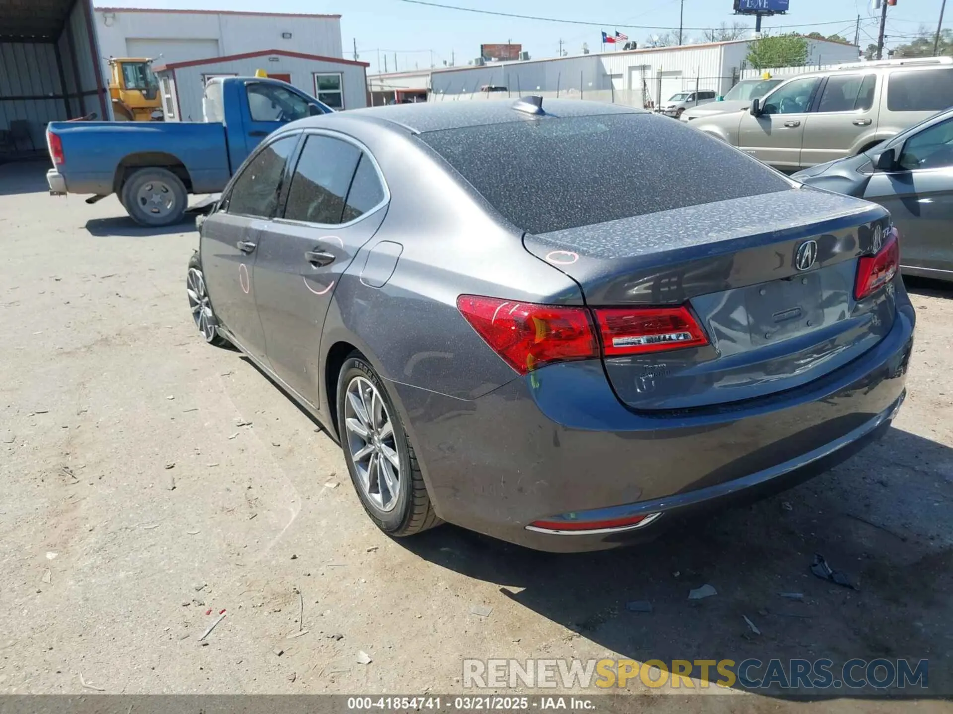 3 fotografías del automóvil dañado 19UUB1F3XLA011087 ACURA TLX 2020