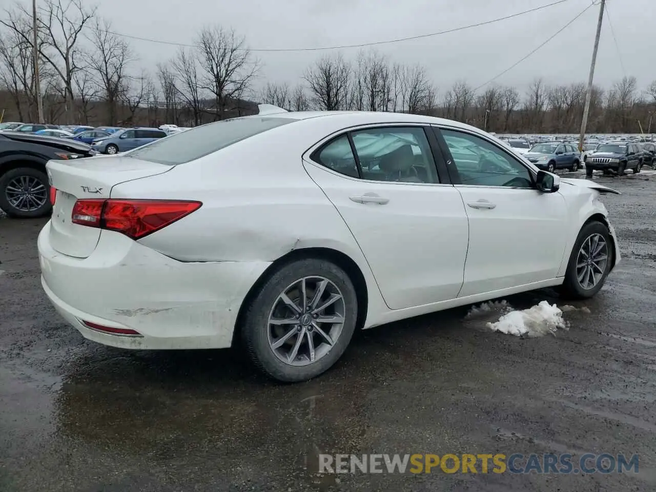 3 fotografías del automóvil dañado 19UUB1F3XLA013194 ACURA TLX 2020