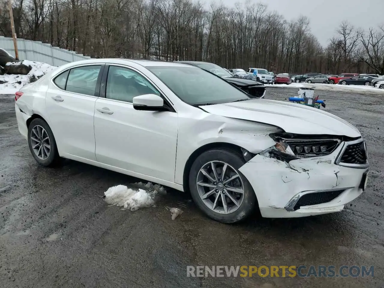 4 fotografías del automóvil dañado 19UUB1F3XLA013194 ACURA TLX 2020
