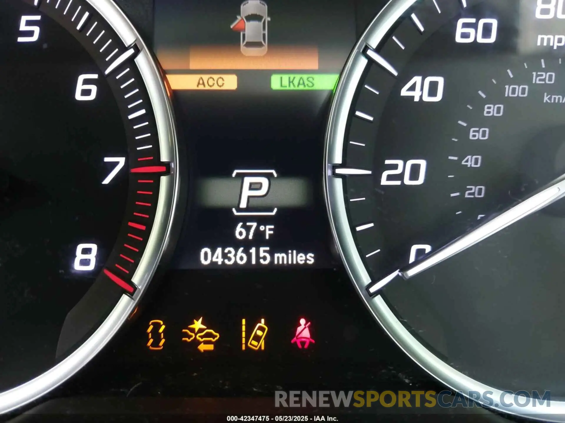 15 fotografías del automóvil dañado 19UUB1F50LA002285 ACURA TLX 2020