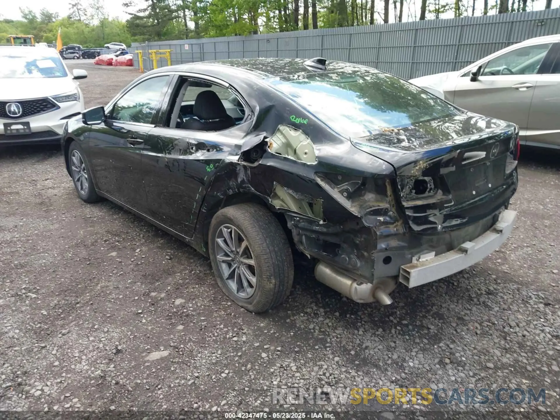 3 fotografías del automóvil dañado 19UUB1F50LA002285 ACURA TLX 2020