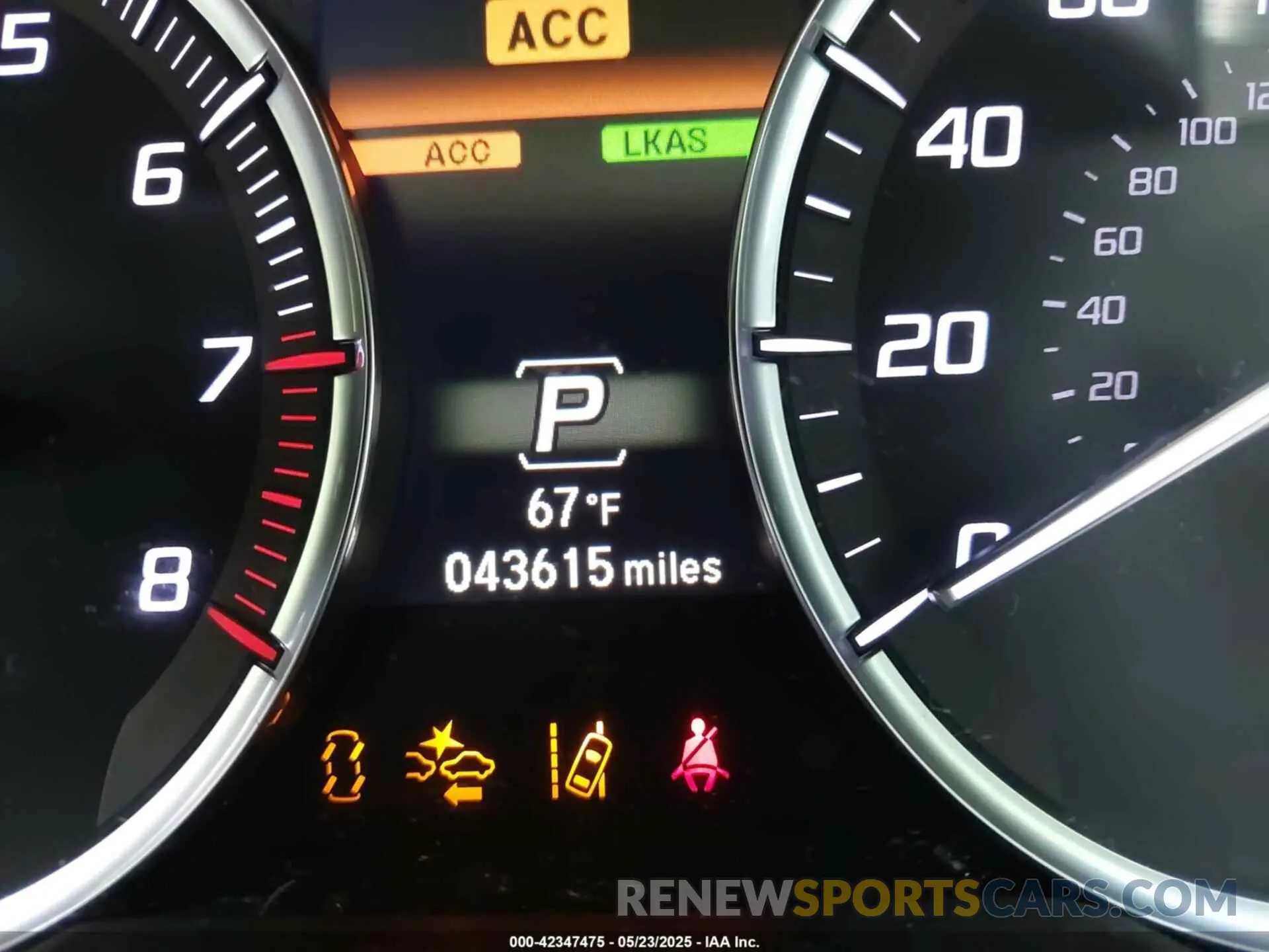 7 fotografías del automóvil dañado 19UUB1F50LA002285 ACURA TLX 2020
