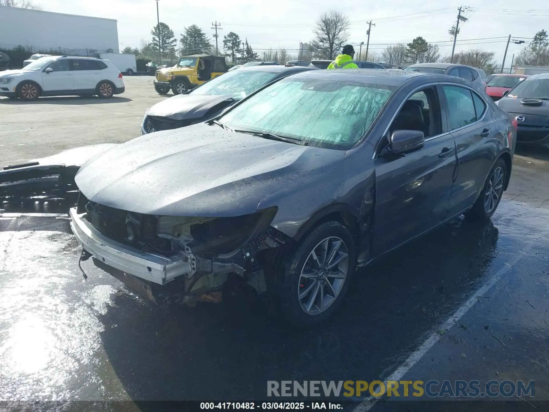 2 fotografías del automóvil dañado 19UUB1F50LA015540 ACURA TLX 2020