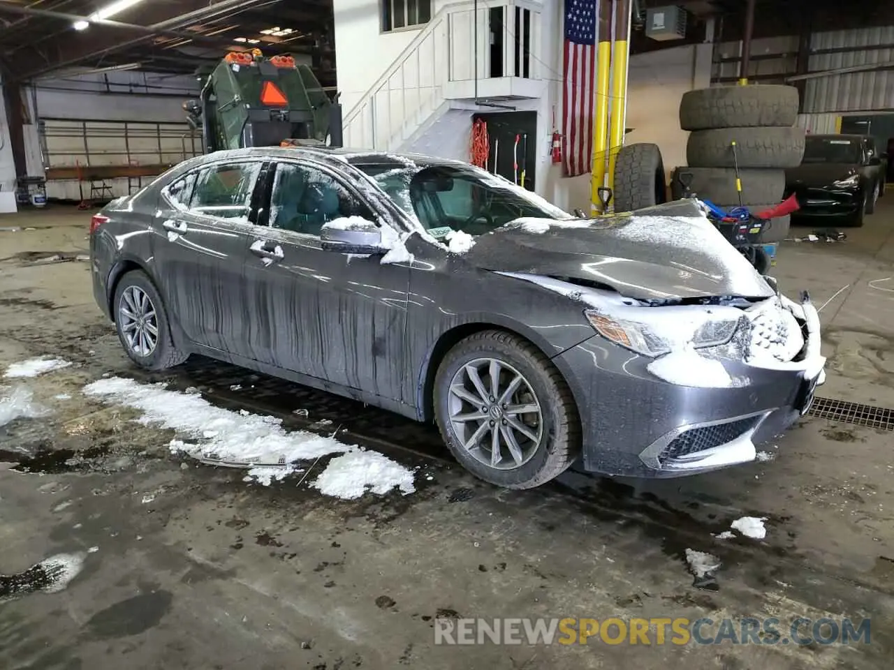 4 fotografías del automóvil dañado 19UUB1F59LA001720 ACURA TLX 2020