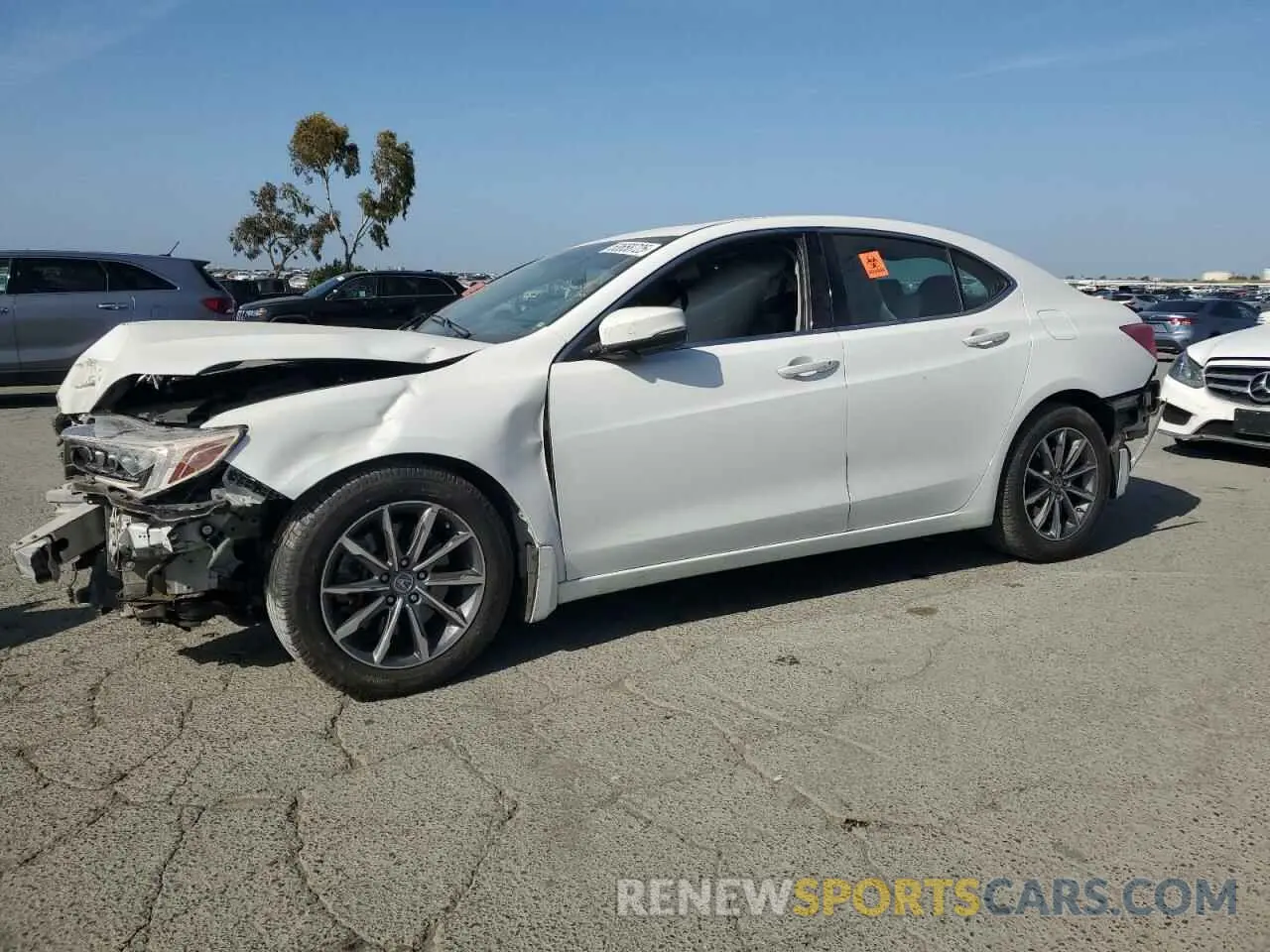 1 fotografías del automóvil dañado 19UUB1F5XLA017067 ACURA TLX 2020