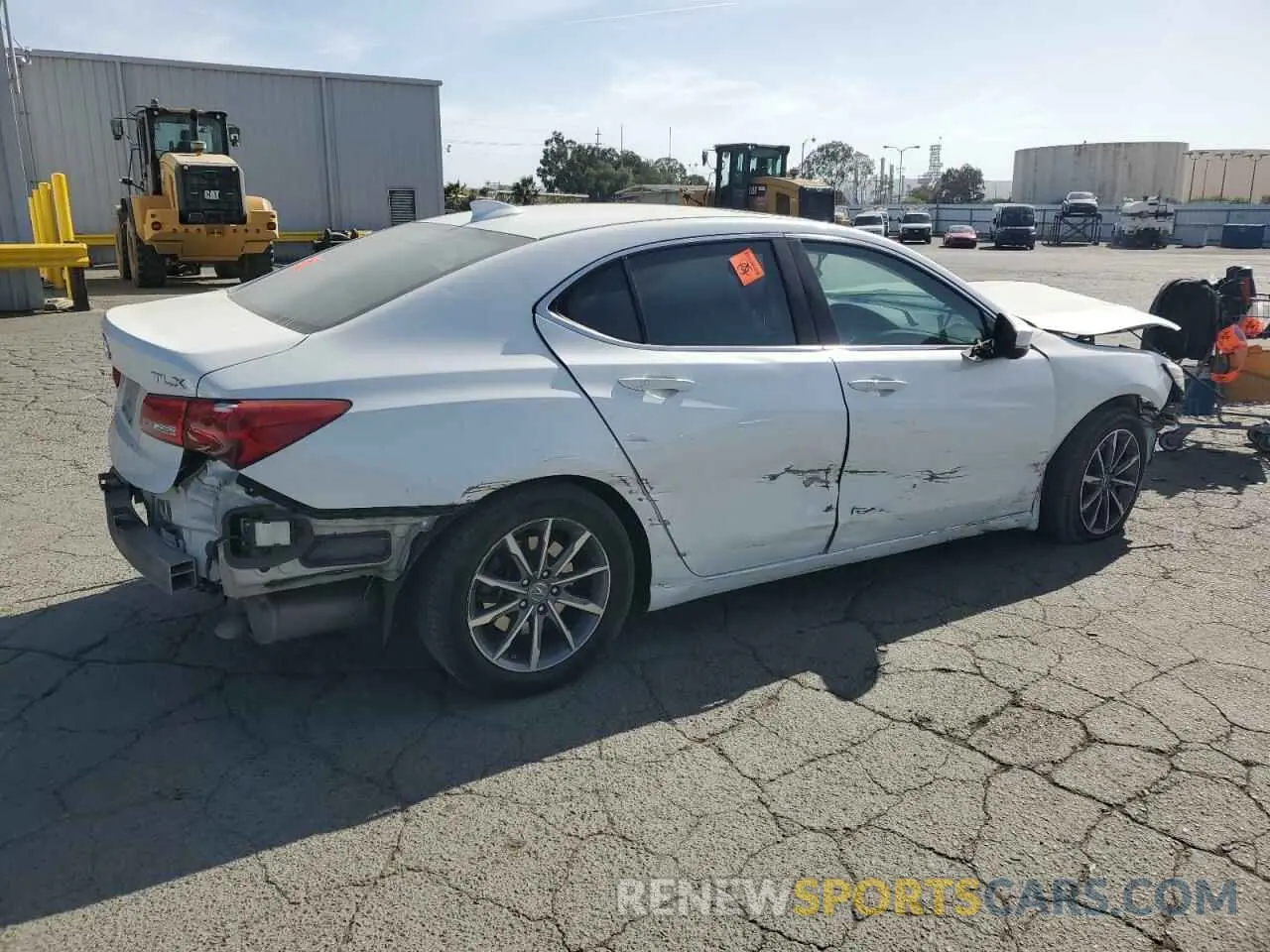 3 fotografías del automóvil dañado 19UUB1F5XLA017067 ACURA TLX 2020
