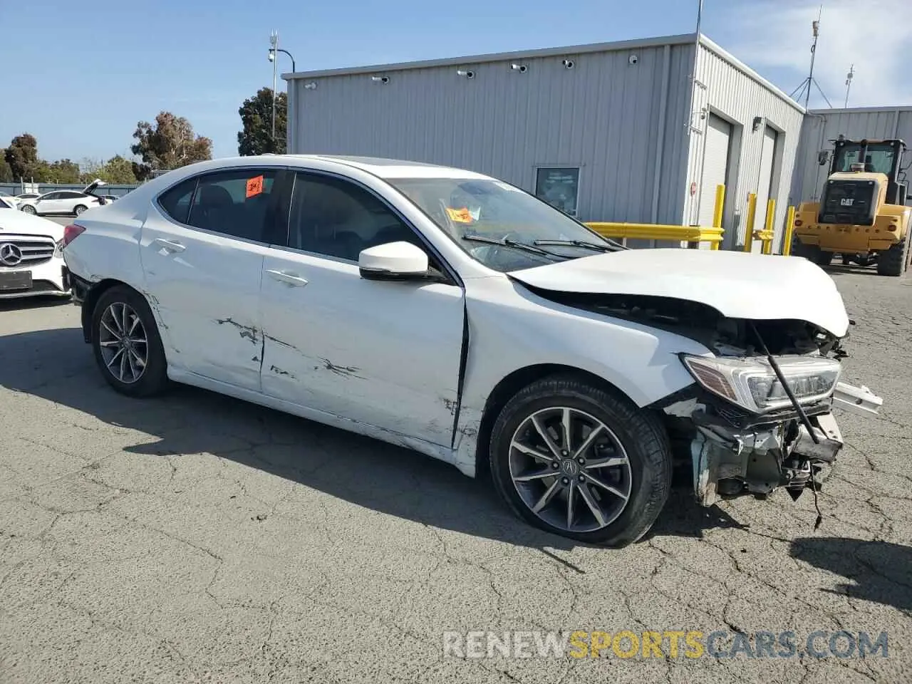 4 fotografías del automóvil dañado 19UUB1F5XLA017067 ACURA TLX 2020