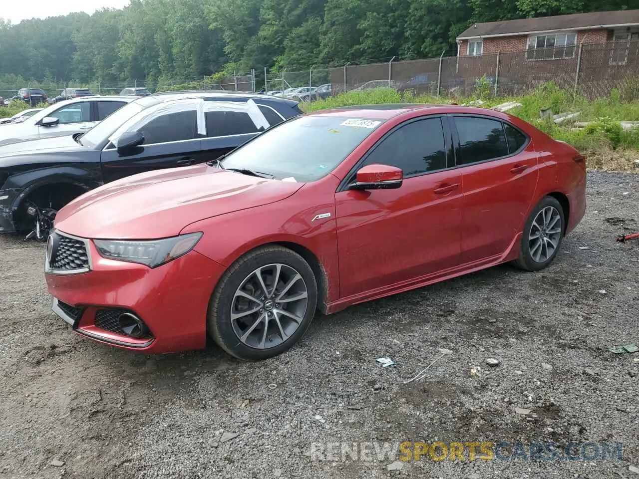 1 fotografías del automóvil dañado 19UUB1F60LA012131 ACURA TLX 2020
