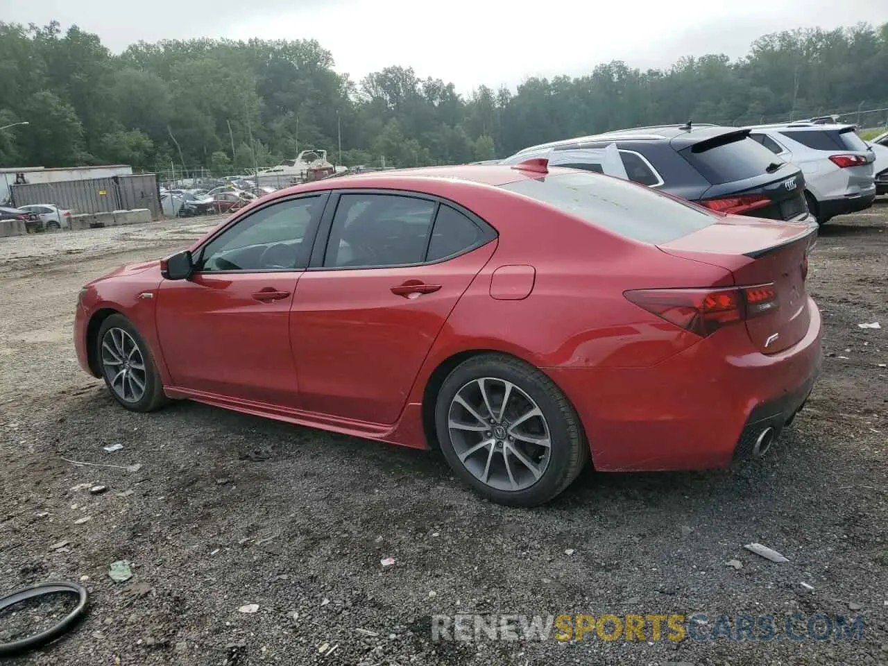 2 fotografías del automóvil dañado 19UUB1F60LA012131 ACURA TLX 2020