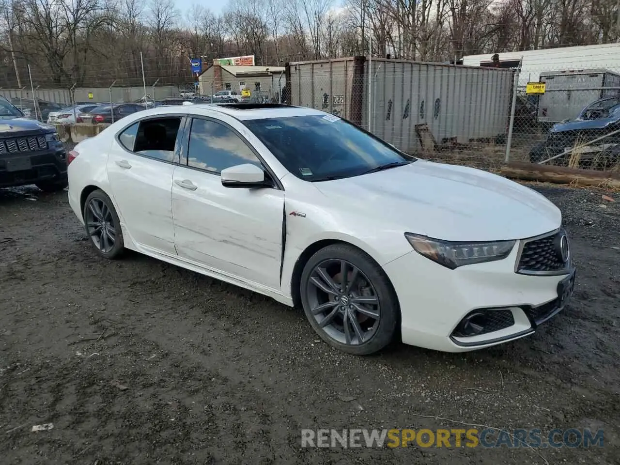 4 fotografías del automóvil dañado 19UUB1F62LA012955 ACURA TLX 2020