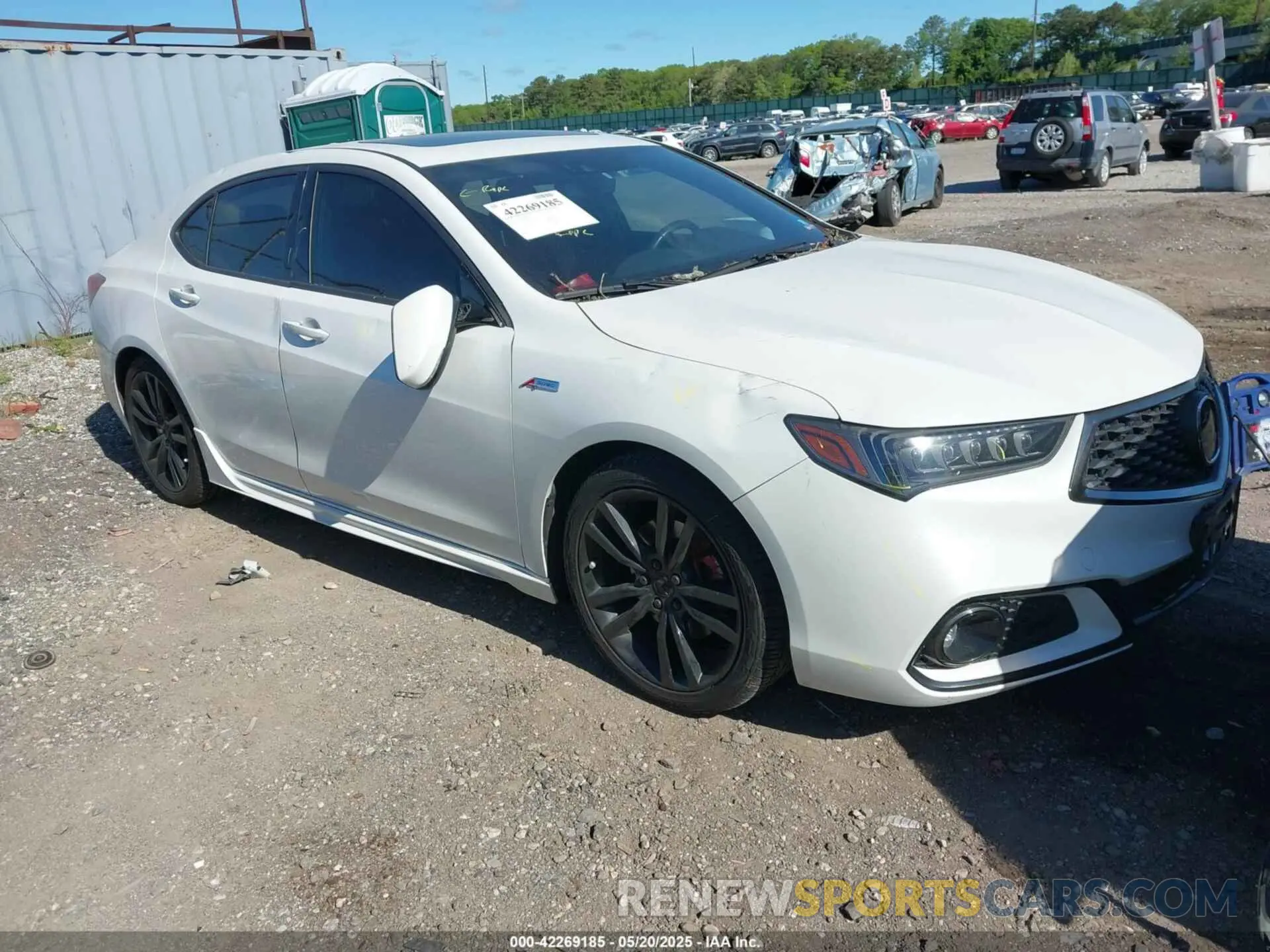 1 fotografías del automóvil dañado 19UUB1F64LA009815 ACURA TLX 2020