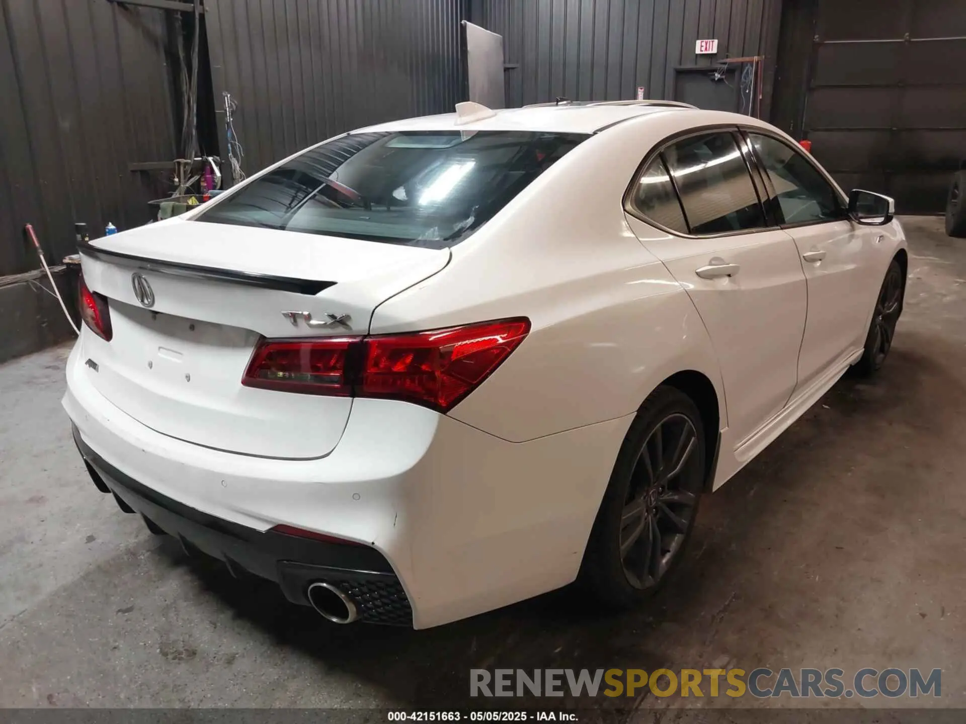 4 fotografías del automóvil dañado 19UUB1F66LA013039 ACURA TLX 2020