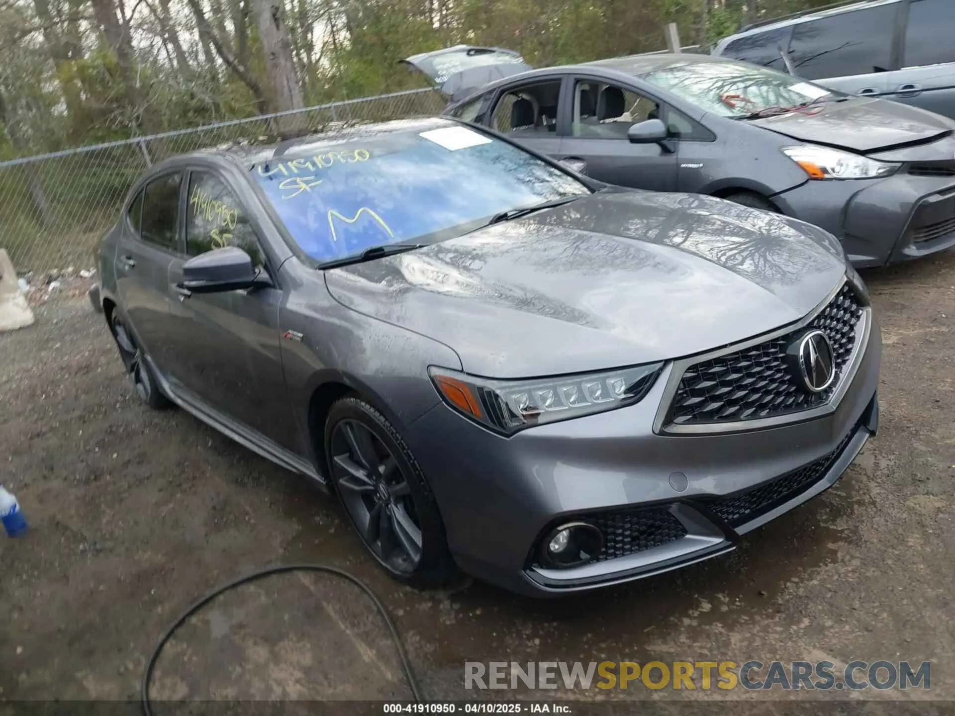 1 fotografías del automóvil dañado 19UUB1F6XLA015487 ACURA TLX 2020