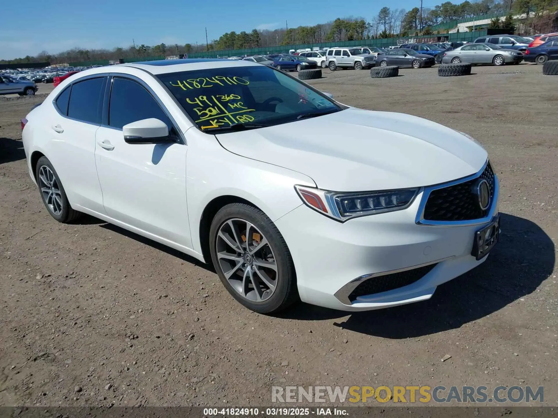 1 fotografías del automóvil dañado 19UUB2F31LA001540 ACURA TLX 2020