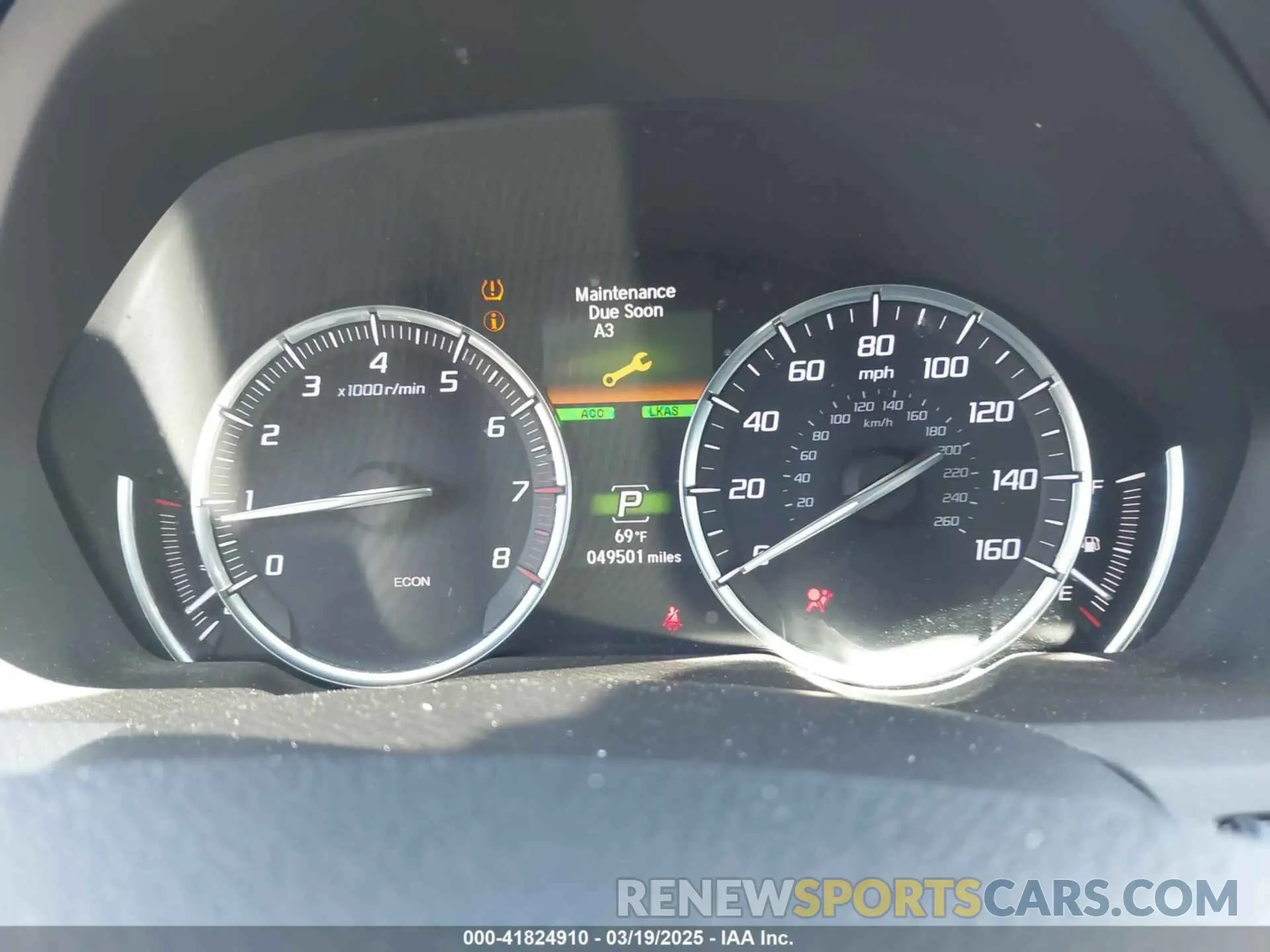 7 fotografías del automóvil dañado 19UUB2F31LA001540 ACURA TLX 2020