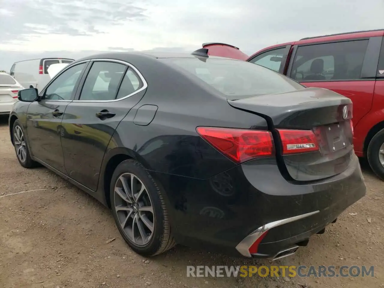 2 fotografías del automóvil dañado 19UUB2F33LA001894 ACURA TLX 2020