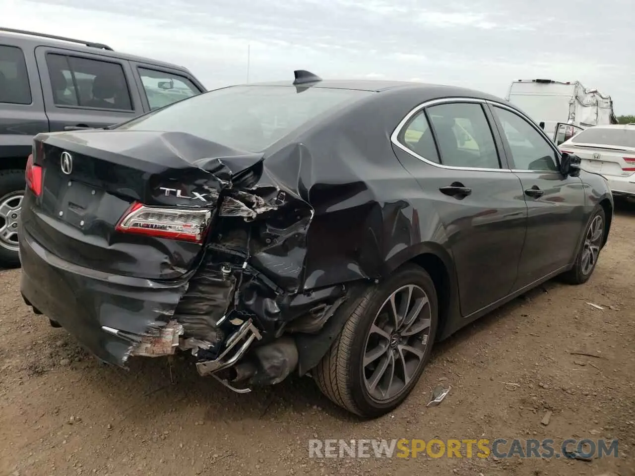 3 fotografías del automóvil dañado 19UUB2F33LA001894 ACURA TLX 2020