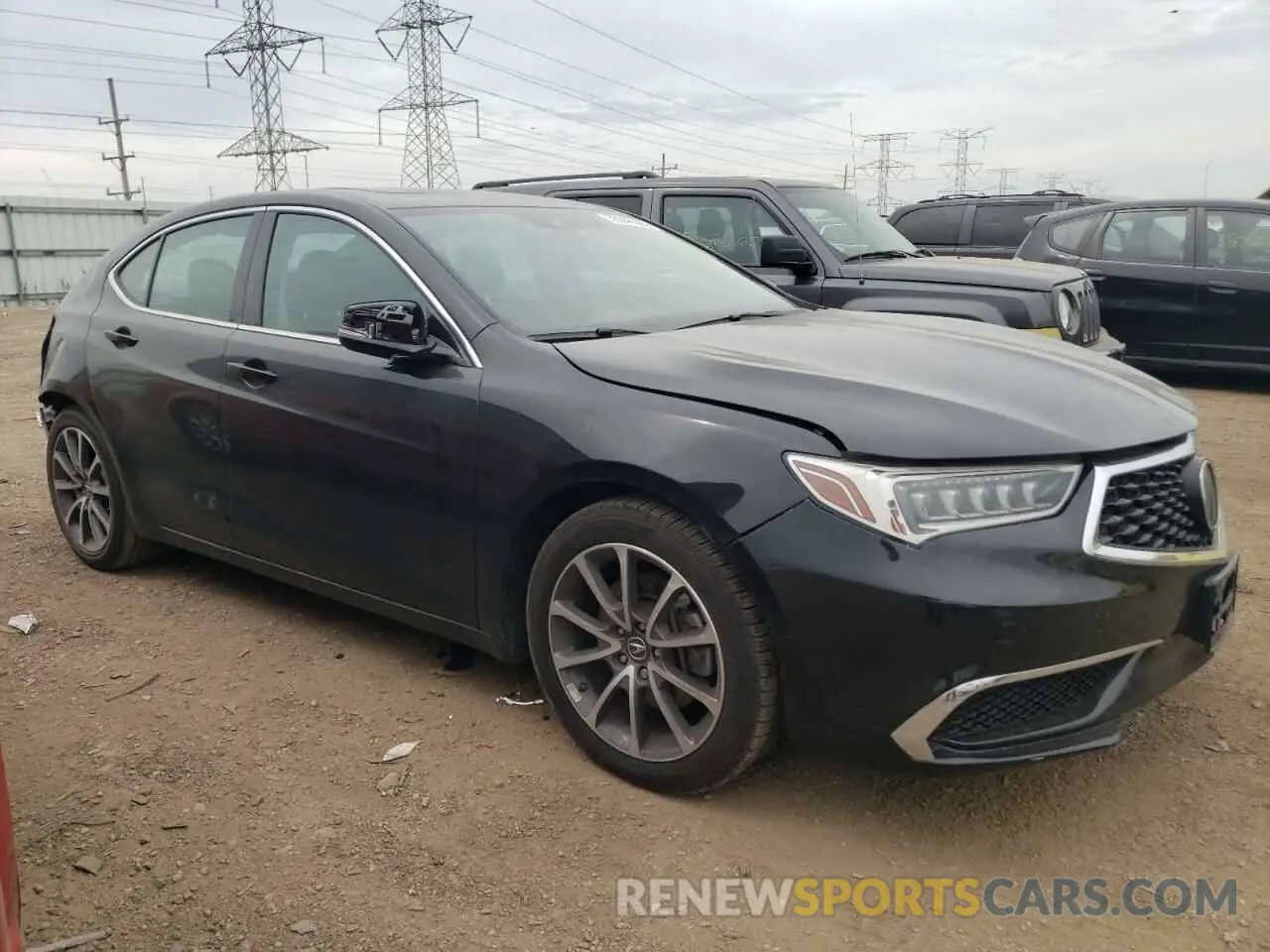 4 fotografías del automóvil dañado 19UUB2F33LA001894 ACURA TLX 2020