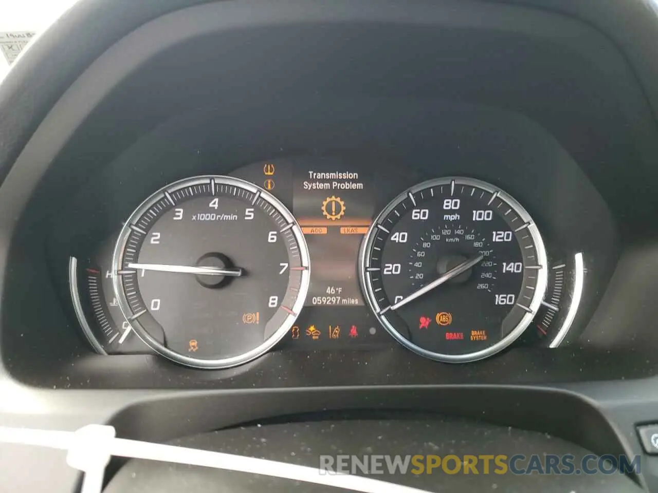 9 fotografías del automóvil dañado 19UUB2F33LA002835 ACURA TLX 2020