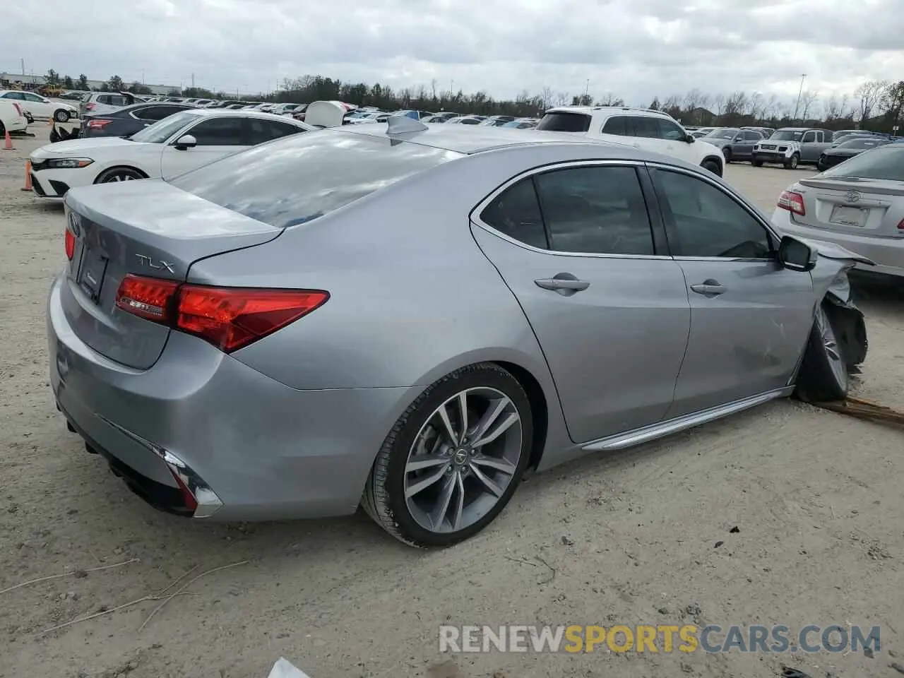 3 fotografías del automóvil dañado 19UUB2F43LA001421 ACURA TLX 2020